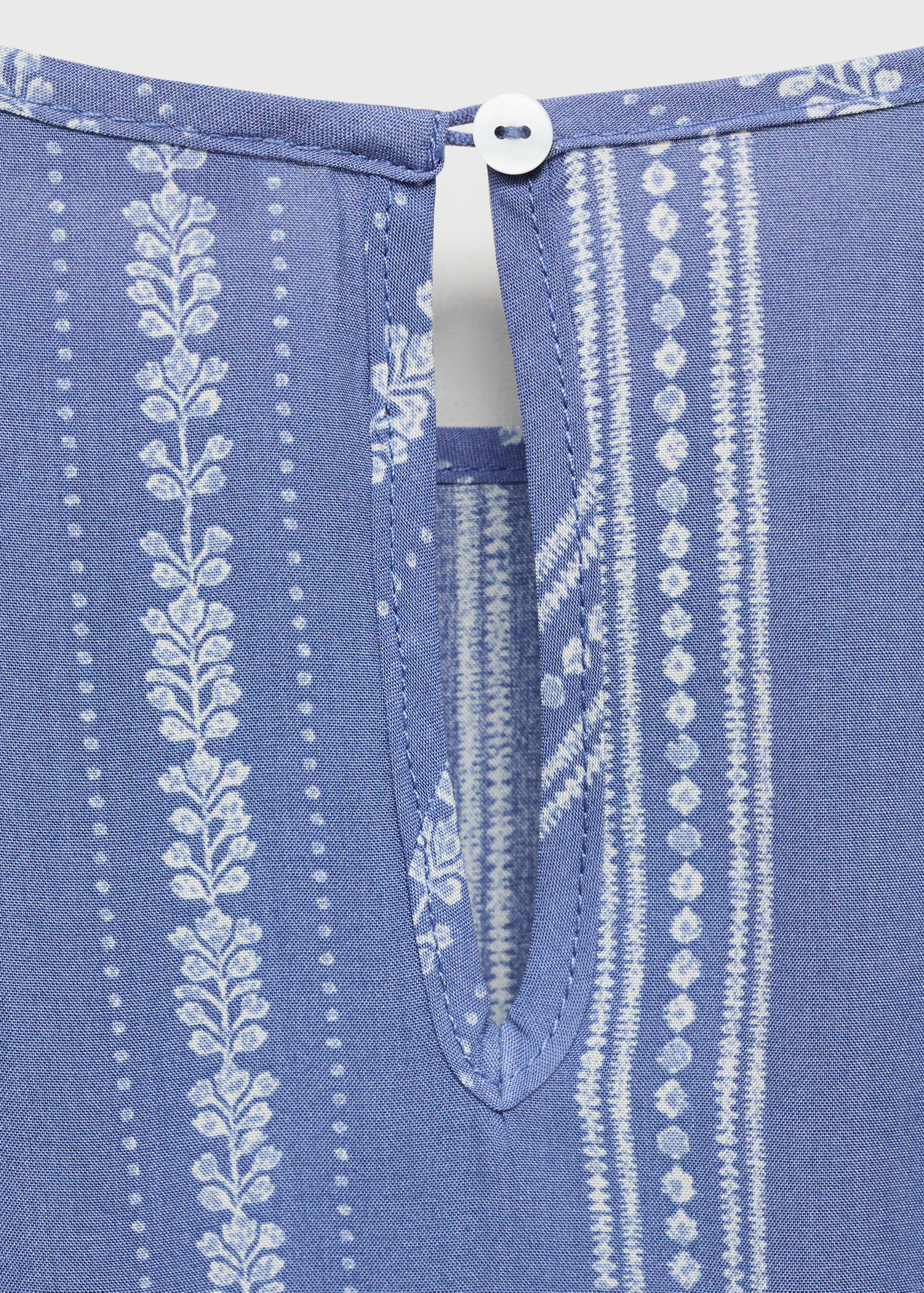 花朵刺绣连身裙 - null