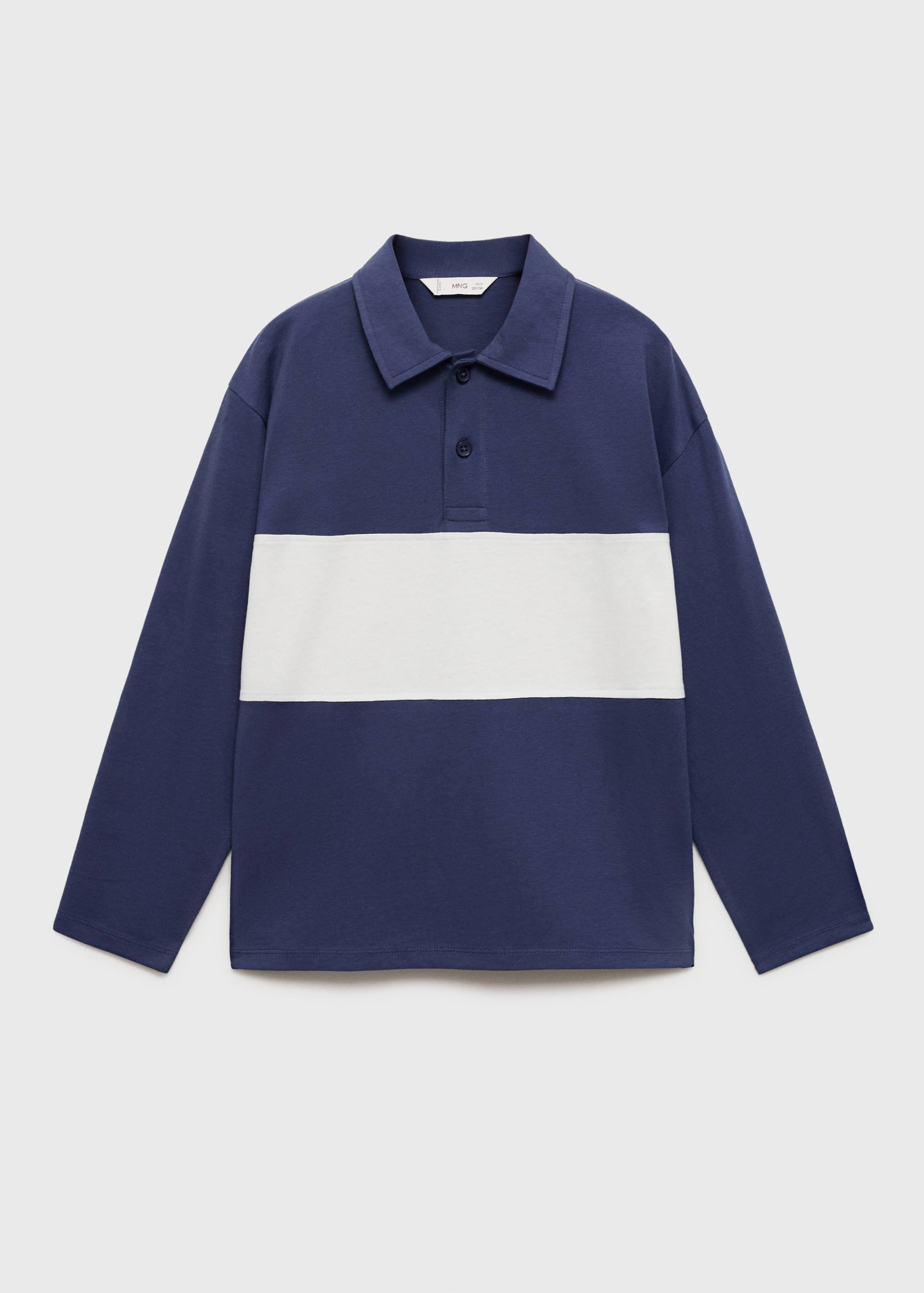 Printed cotton polo shirt - Article without model