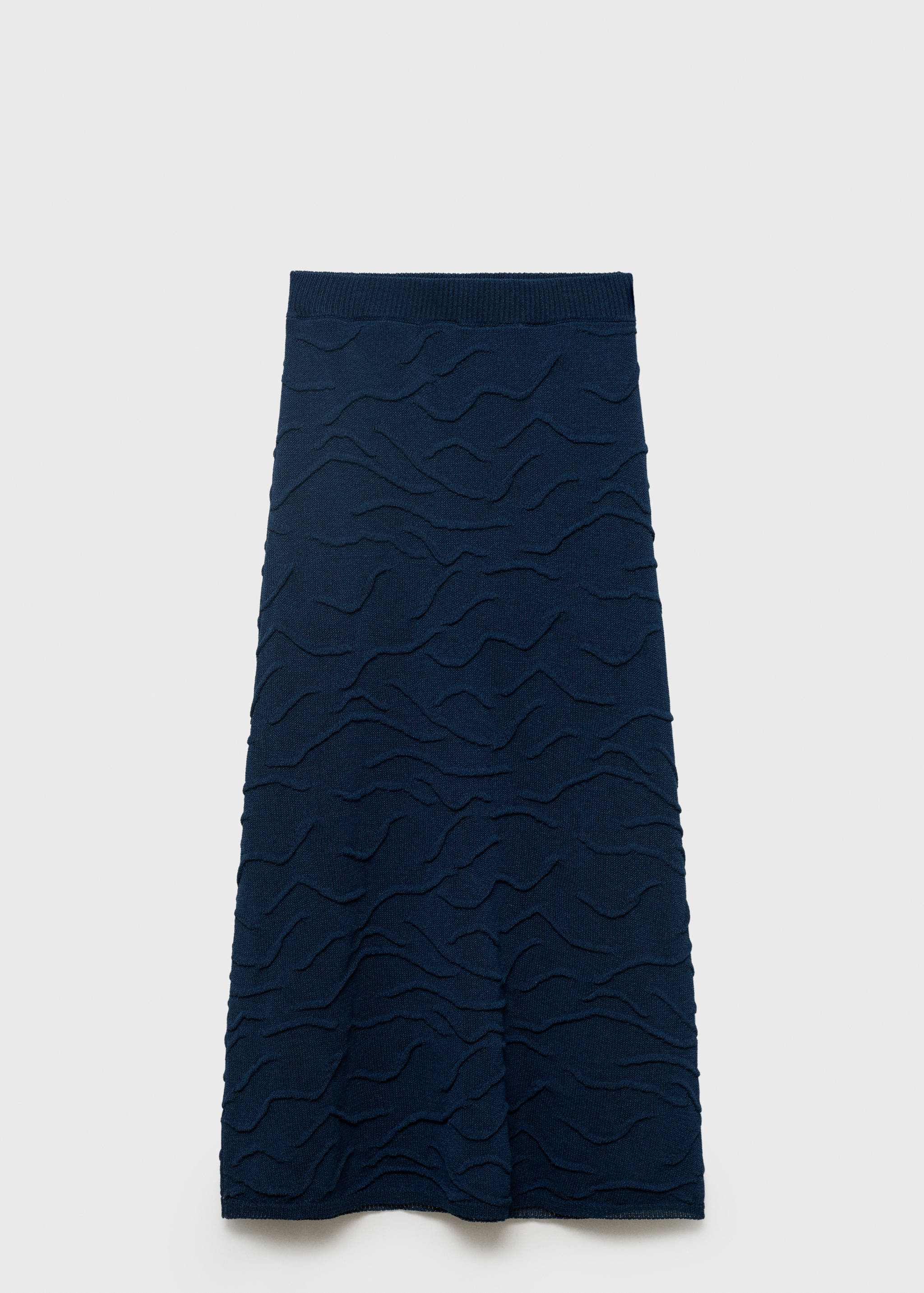 Textured long skirt - Article without model