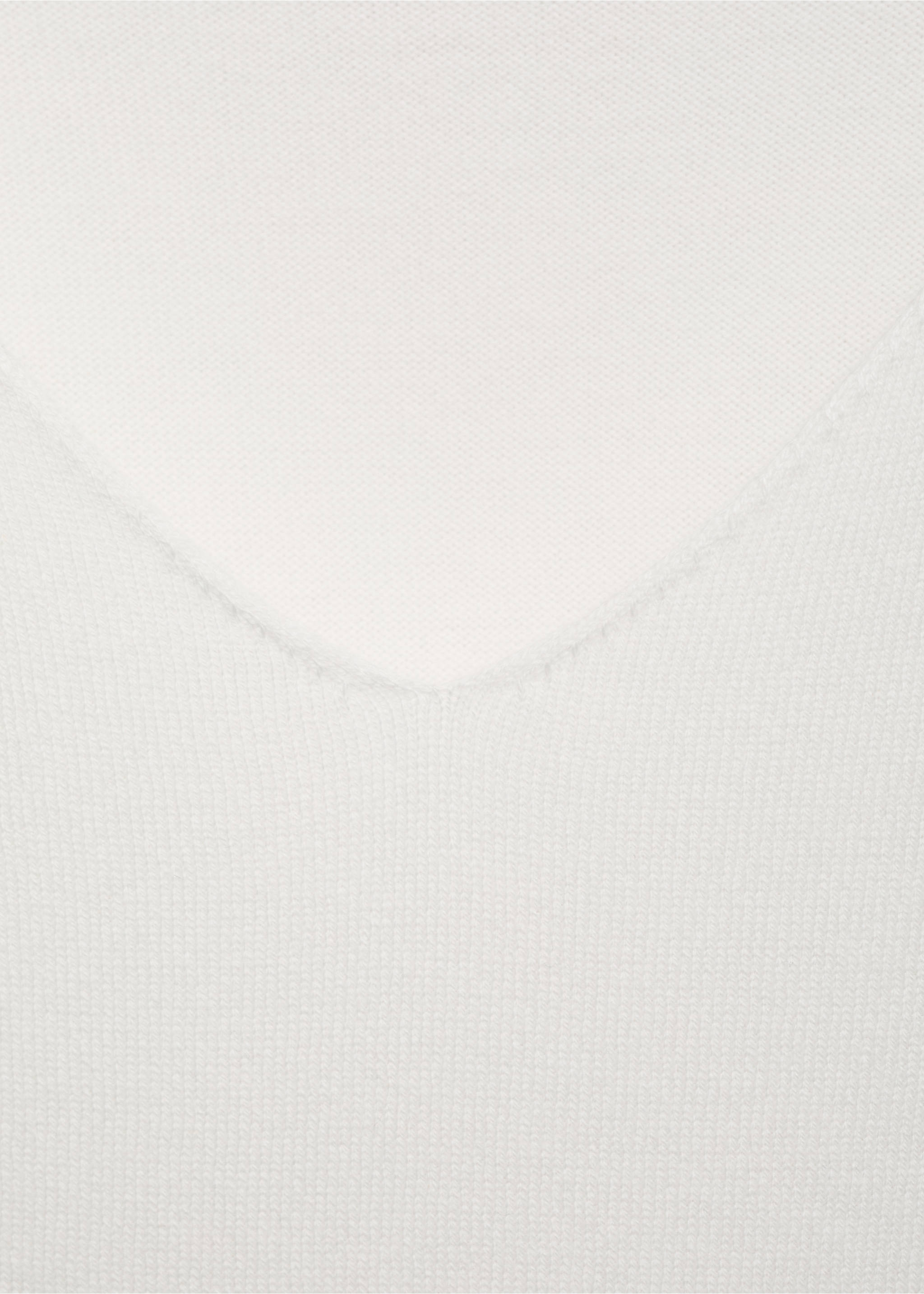 Пуловер из трикотажа - Деталь изделия 8, Белый. Ref: 17093287-00.