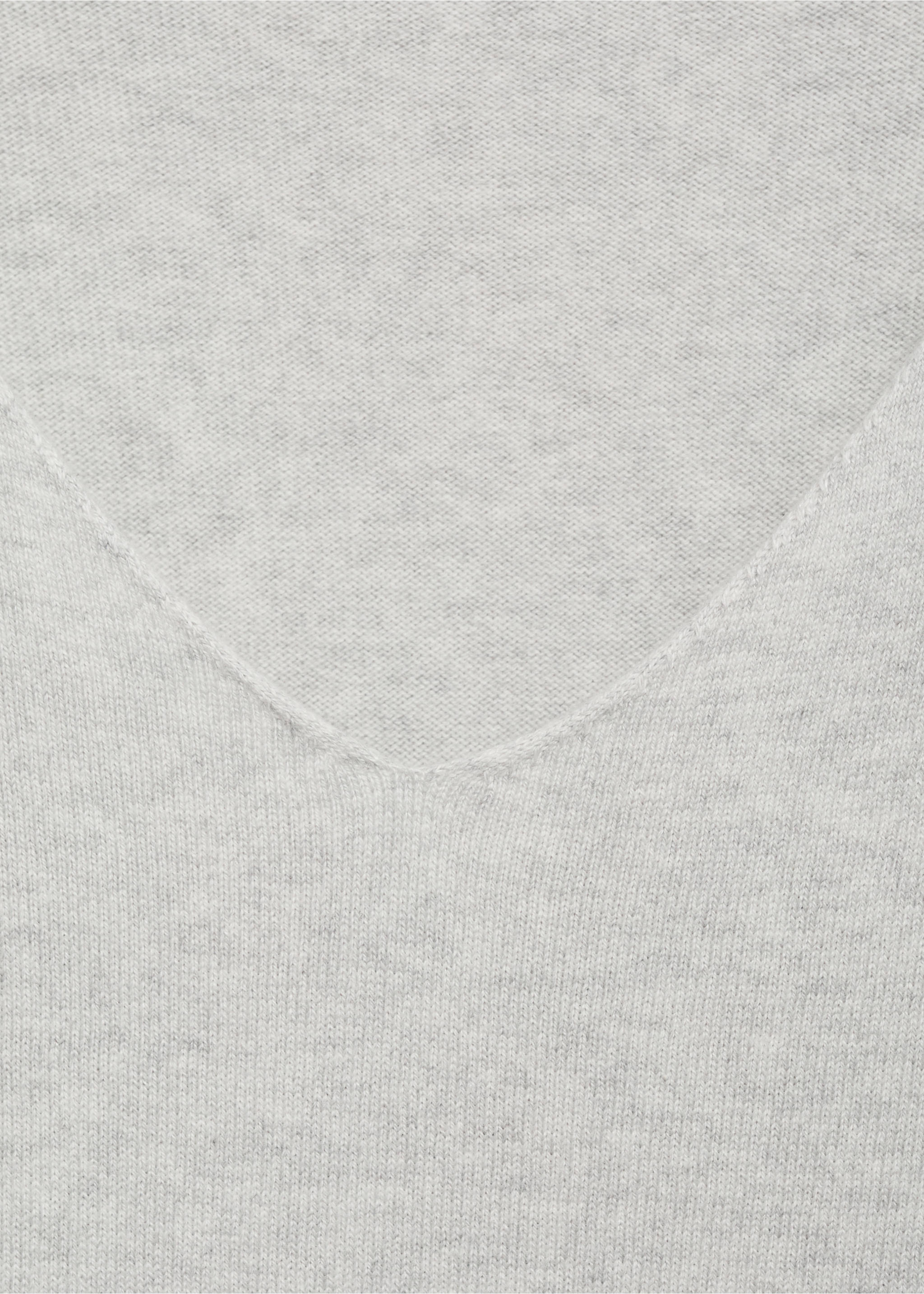 Пуловер из трикотажа - Деталь изделия 8, Меланжевый светло-серый. Ref: 17093287-00.