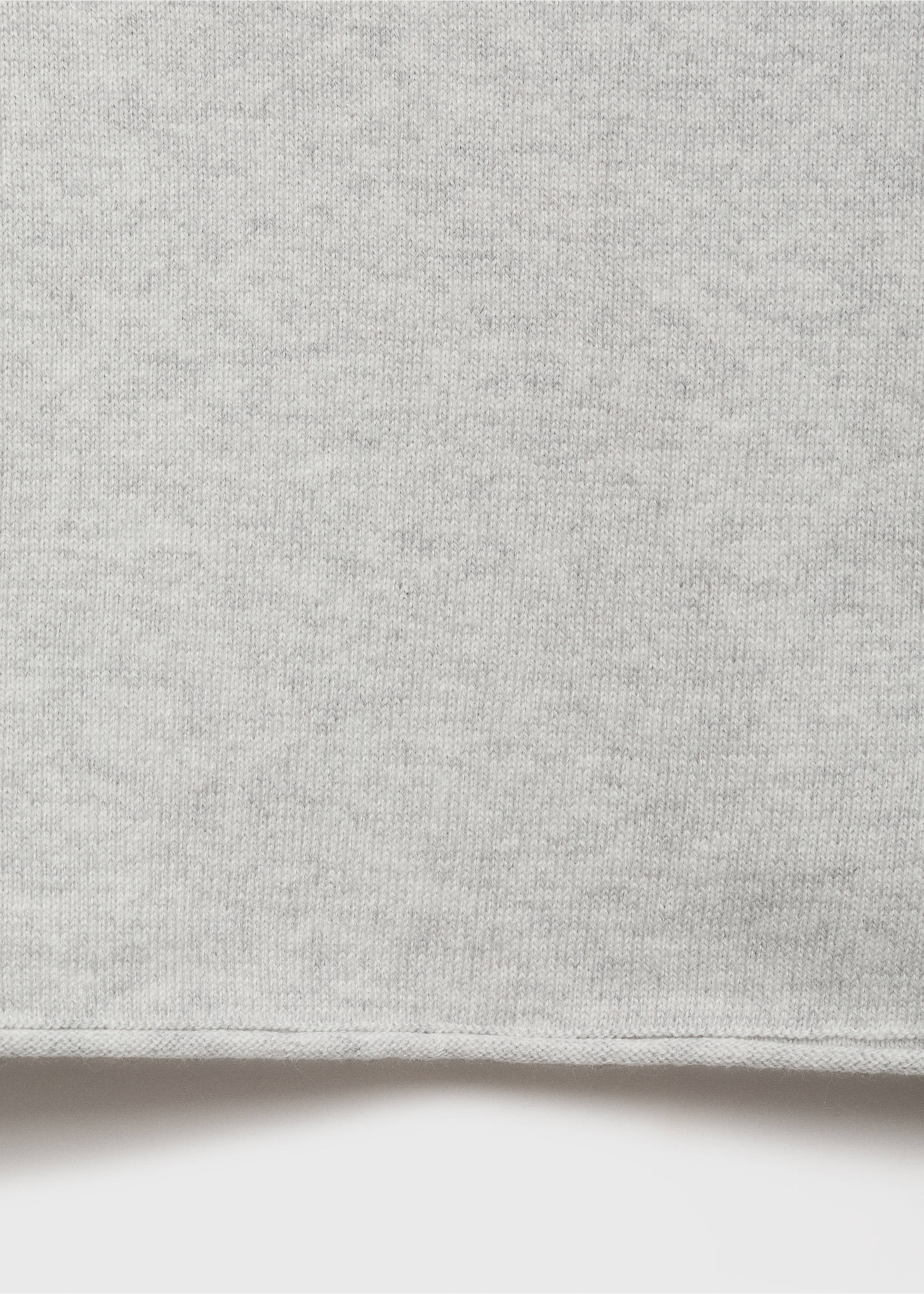 Пуловер из трикотажа - Деталь изделия 0, Меланжевый светло-серый. Ref: 17093287-00.