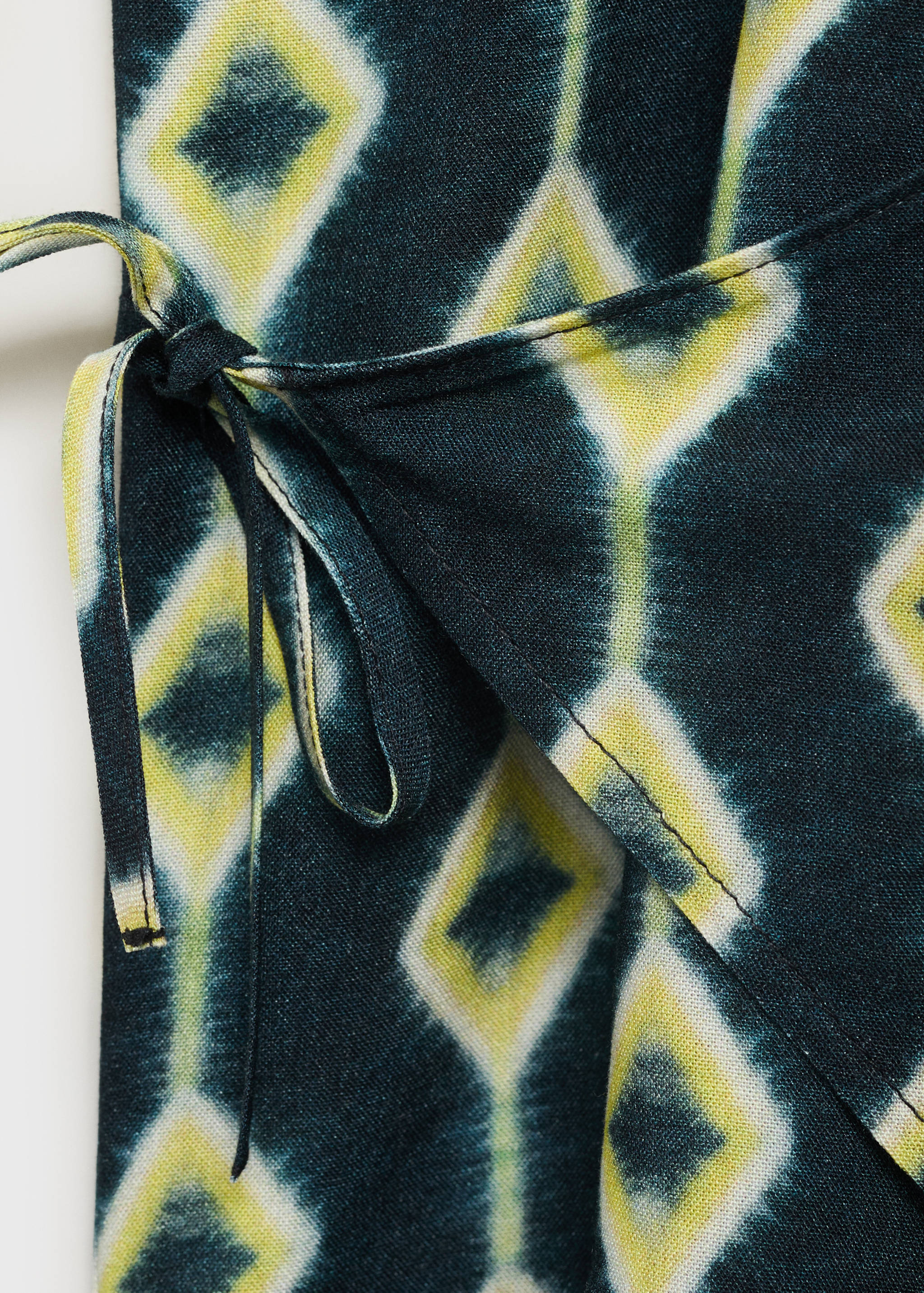 Halter yaka kruvaze bluz - Ürün detayı 8