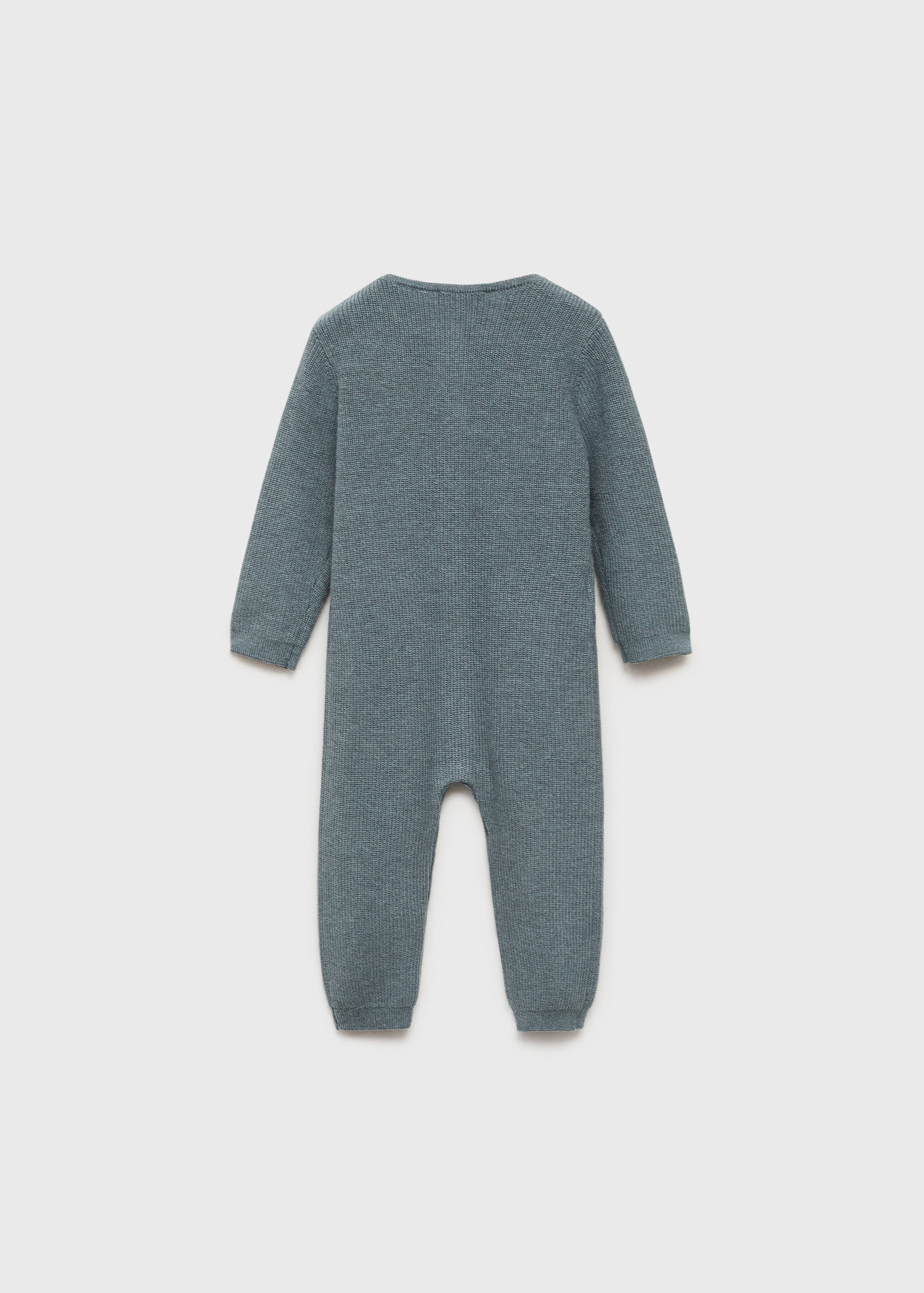 Knitted long jumpsuit - Reverse of the article