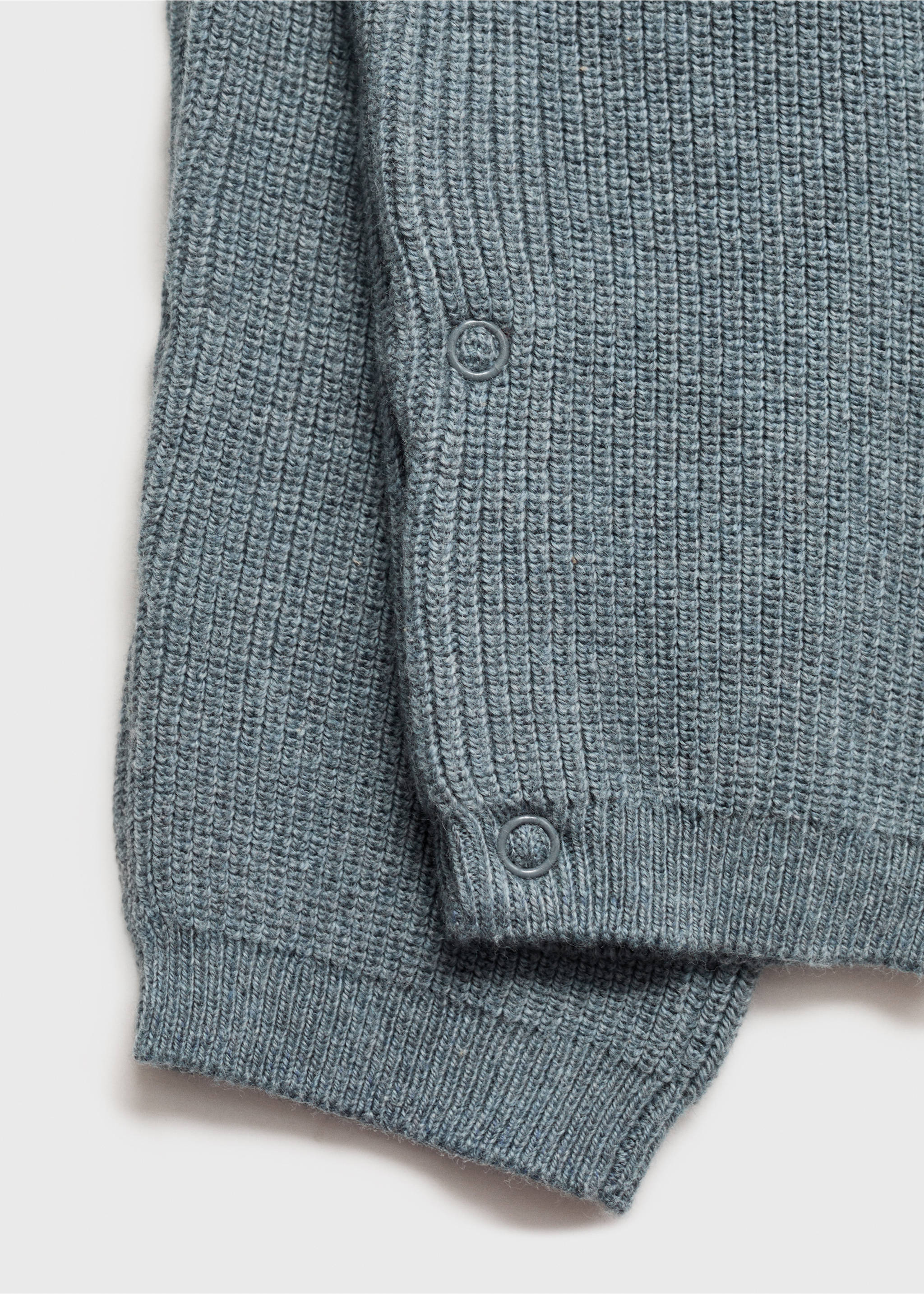 Knitted long jumpsuit - Details of the article 0, Petrol Blue. Ref: 17093291-00.
