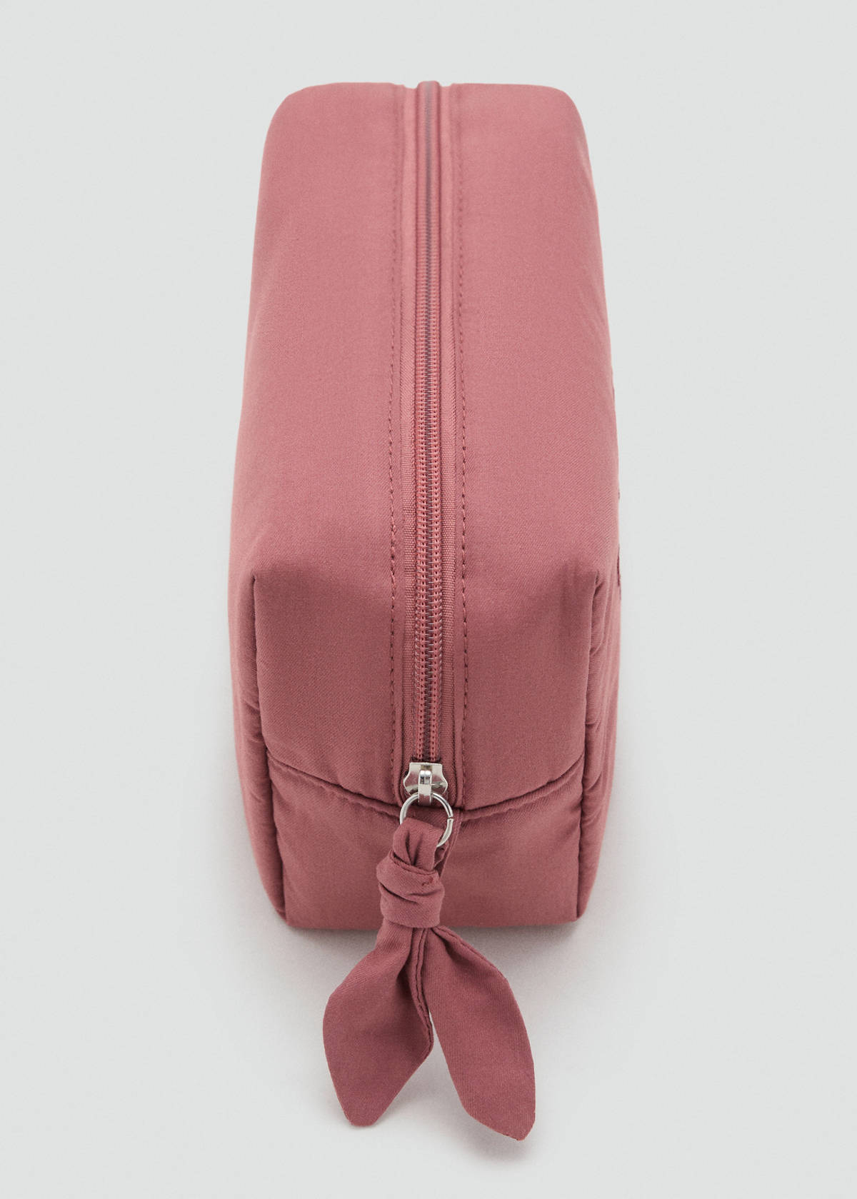 Embroidered cosmetic bag — Pink
