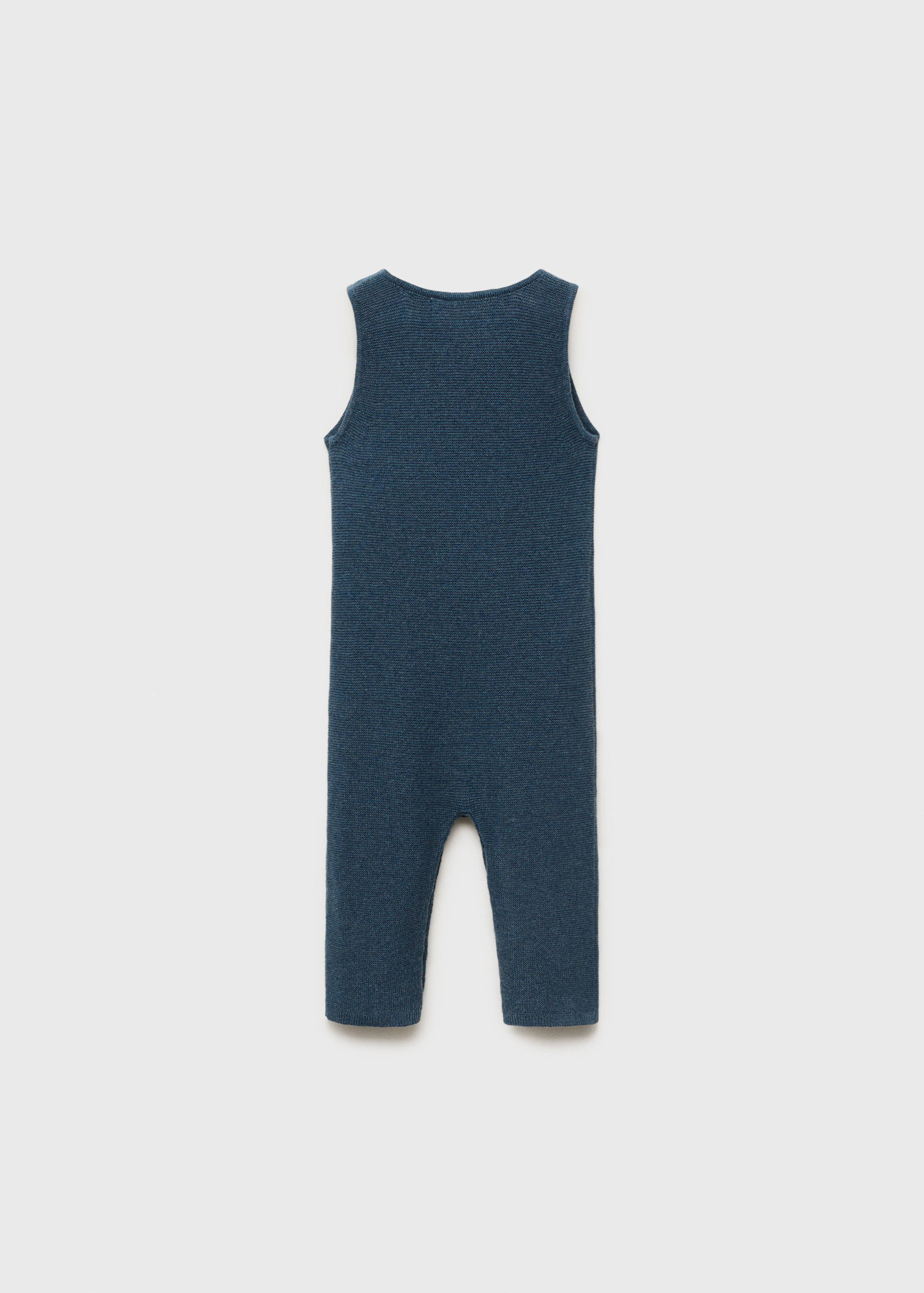 Knitted long jumpsuit - Reverse of the article