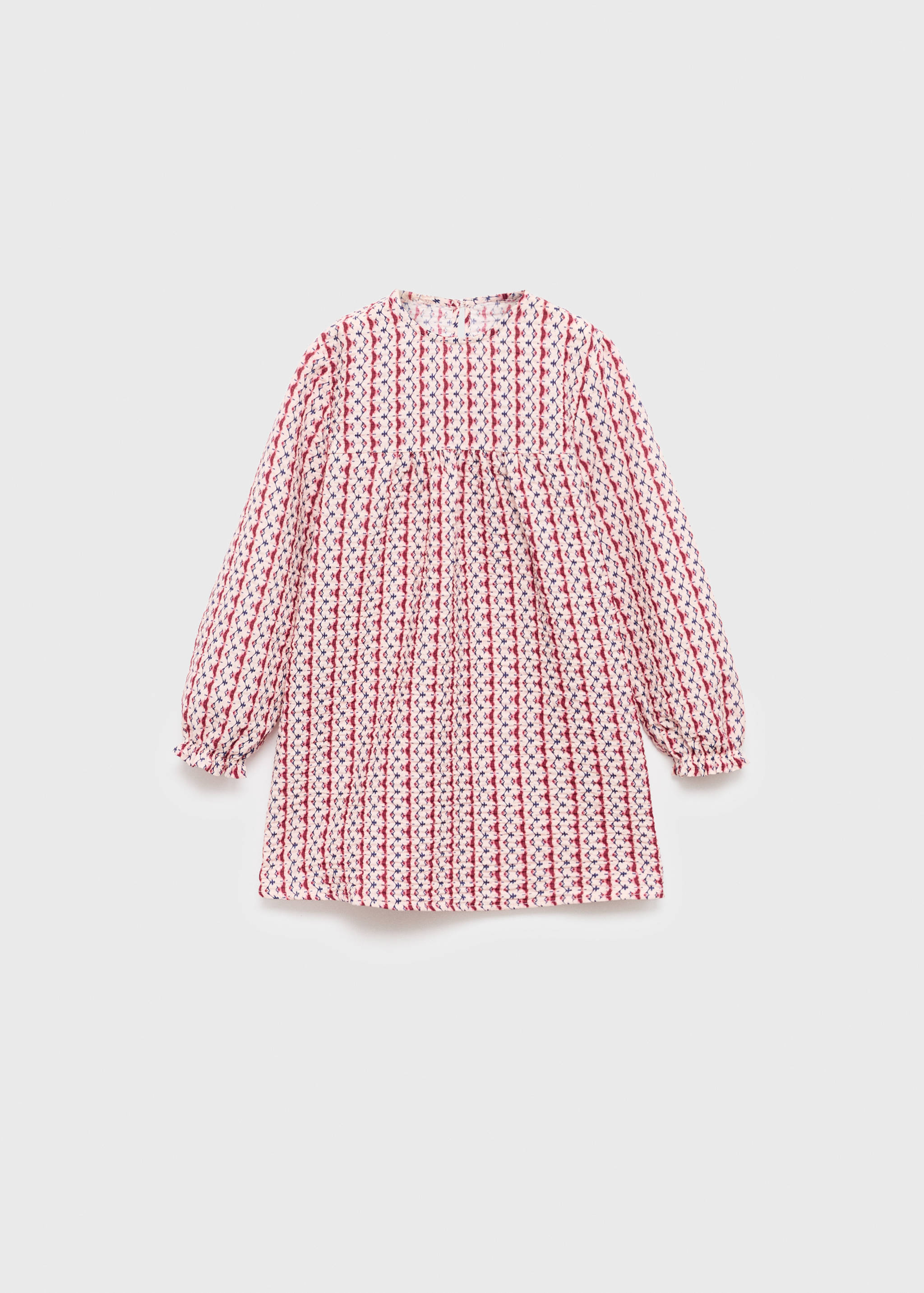 Printed short dress - Article without model