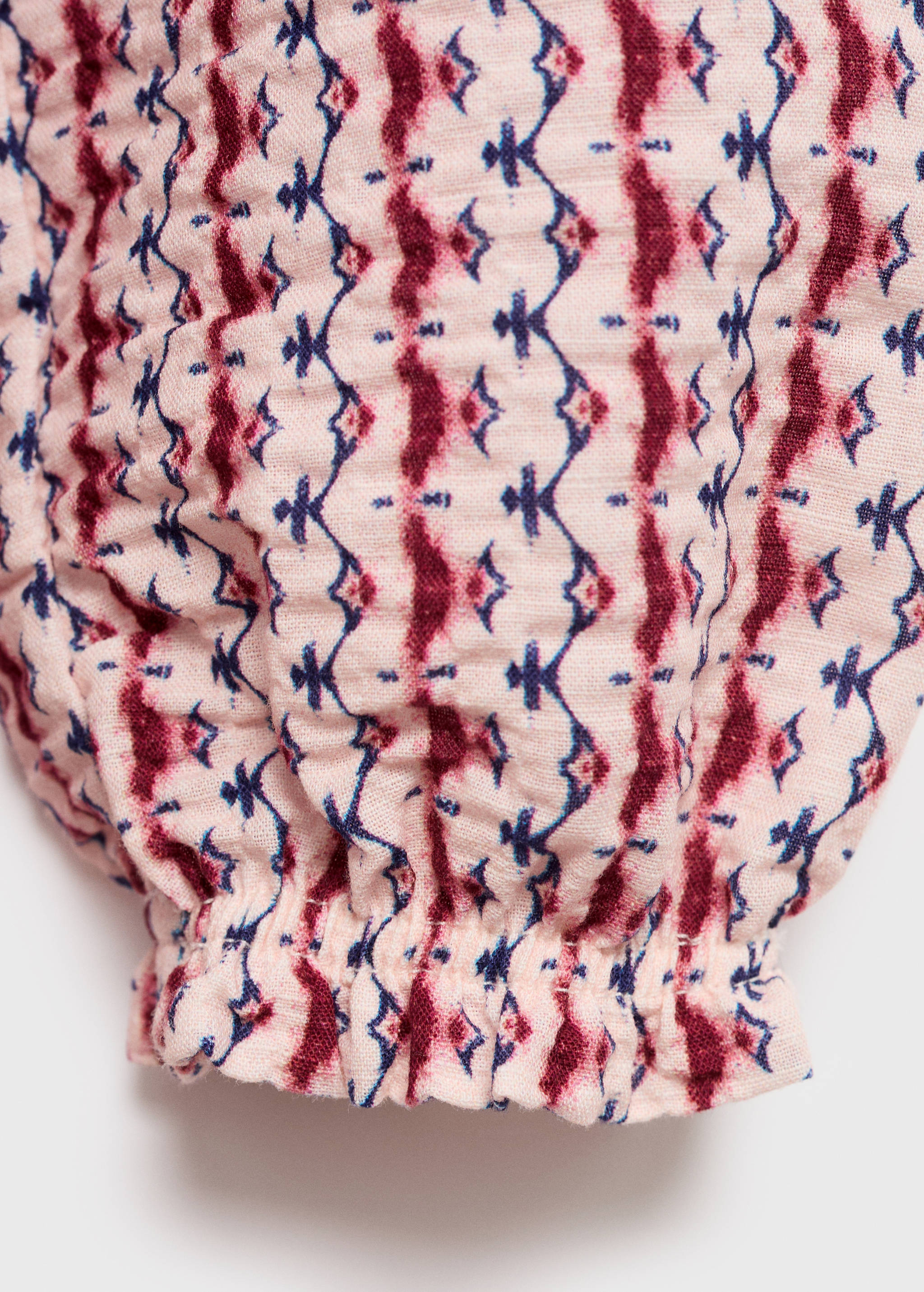 Printed short dress - Details of the article 0