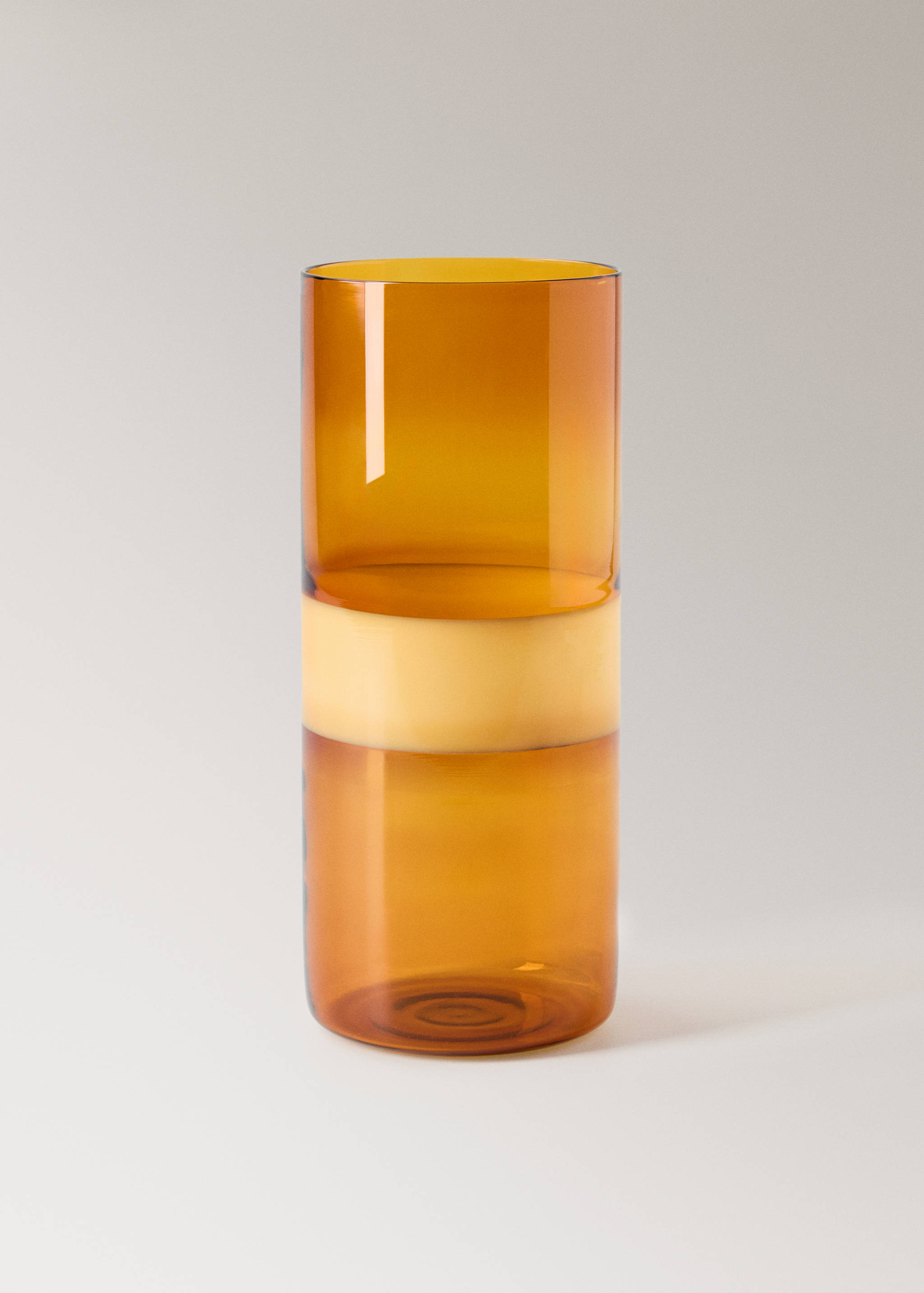 Borosilicate coloured glass vase - Article without model