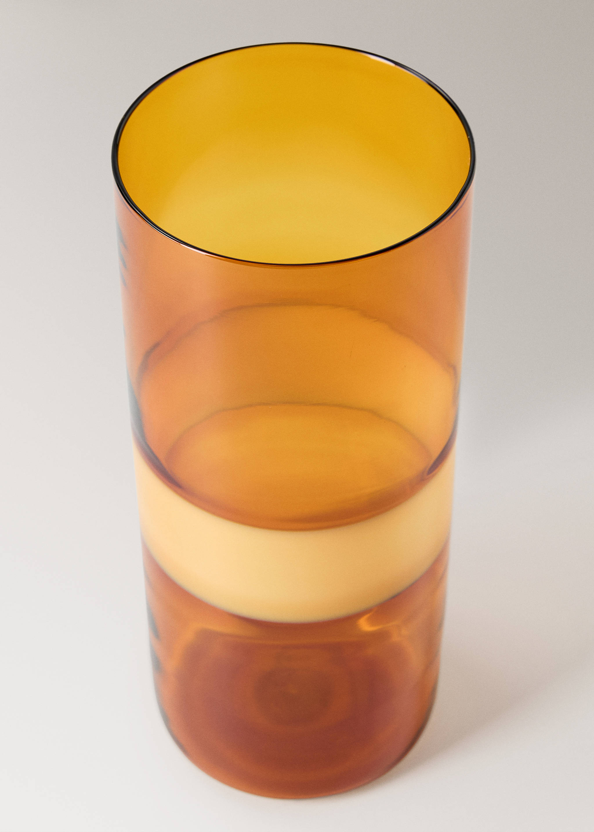 Borosilicate coloured glass vase - Details of the article 2