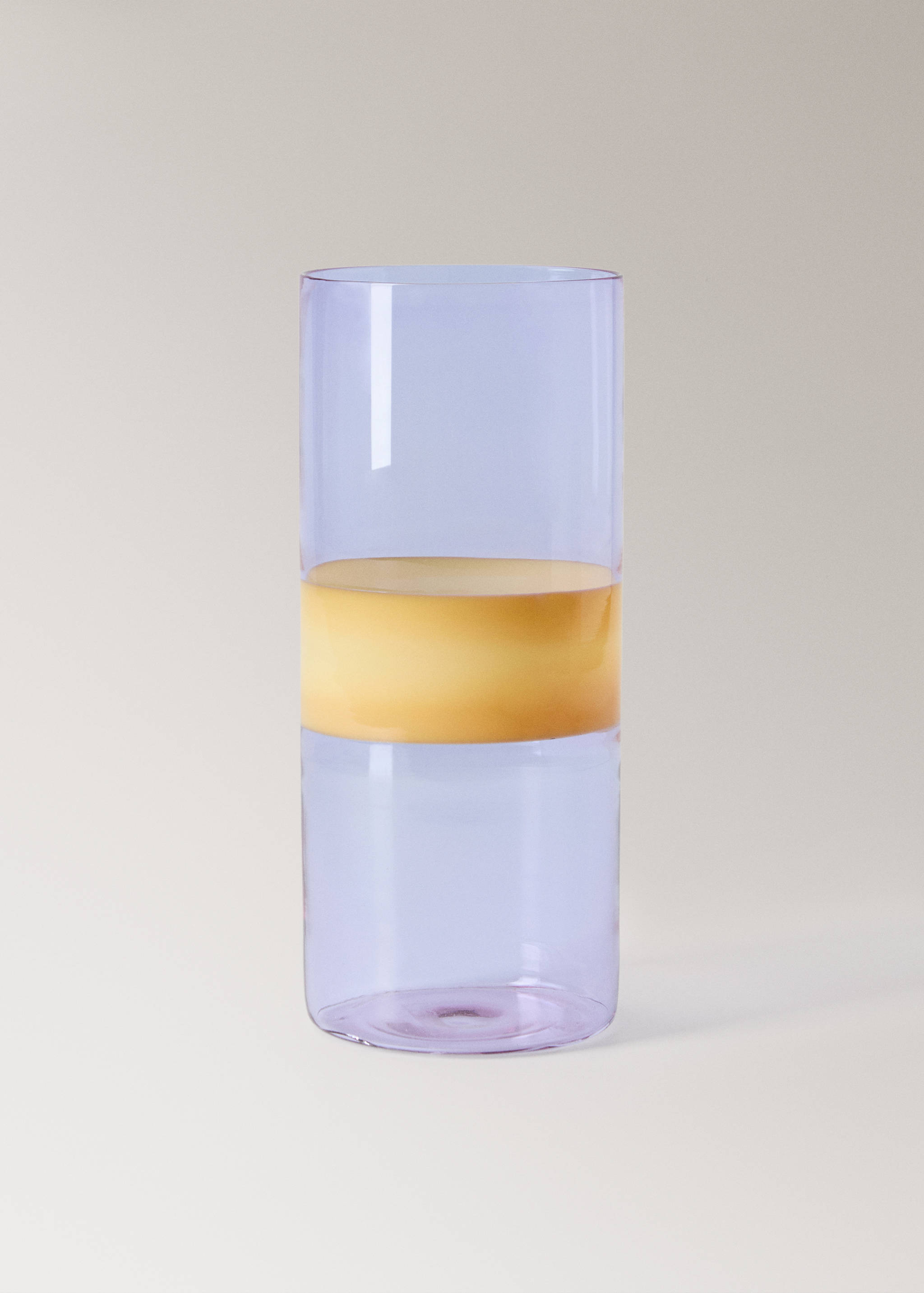 Borosilicate coloured glass vase - Article without model