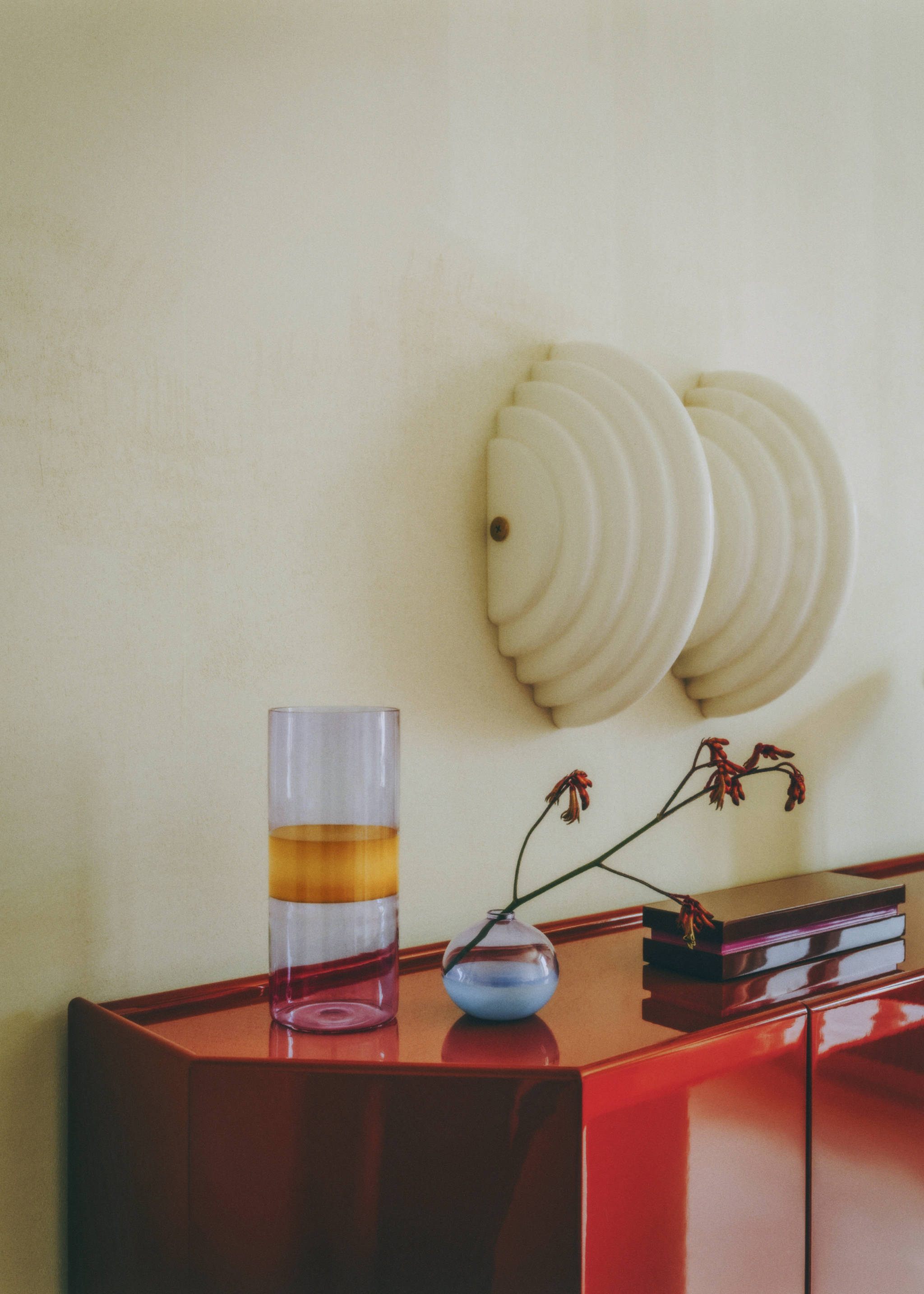 Borosilicate coloured glass vase - Details of the article 6