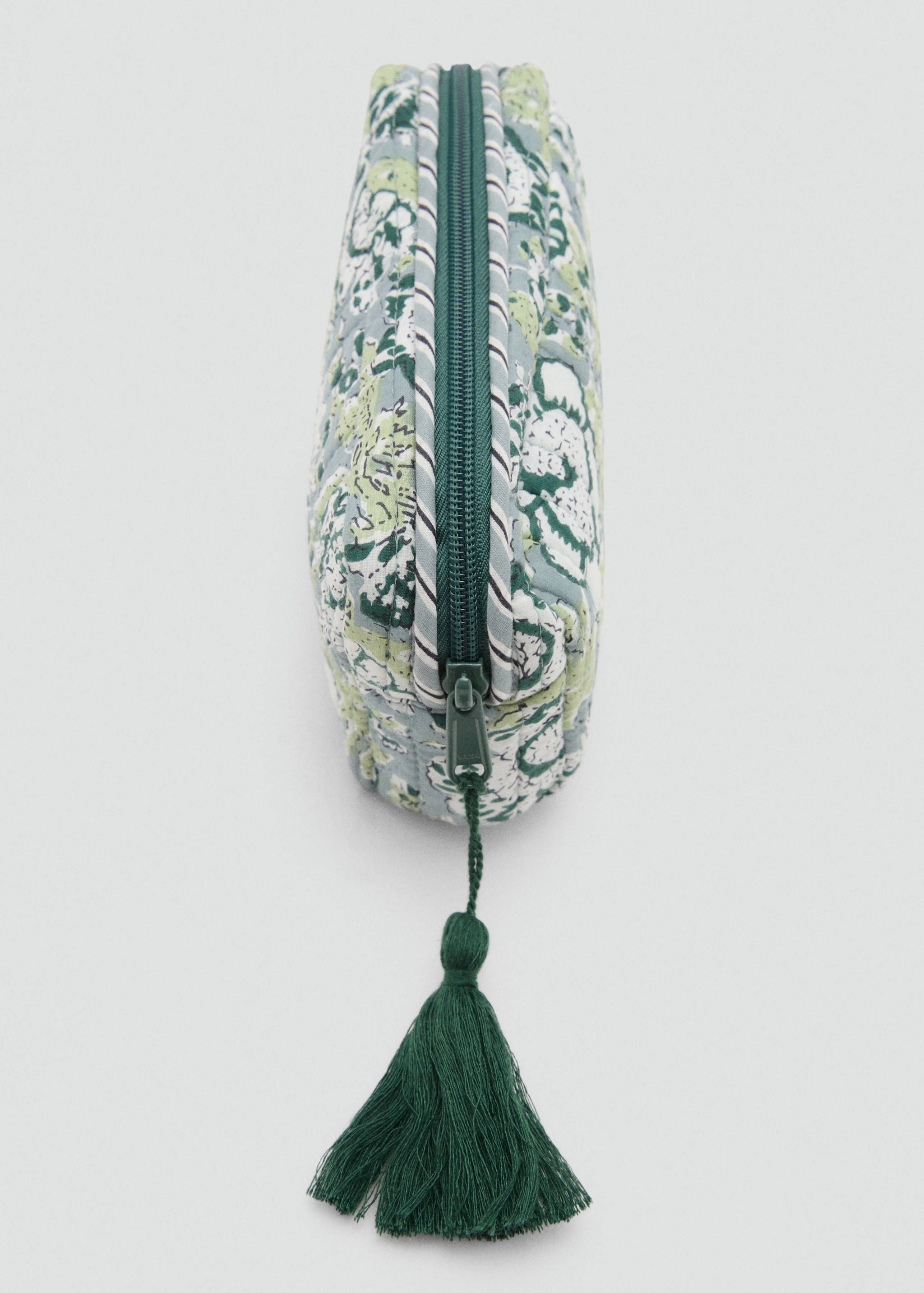 Çiçek desenli kozmetik çantası - Ürün detayı 1