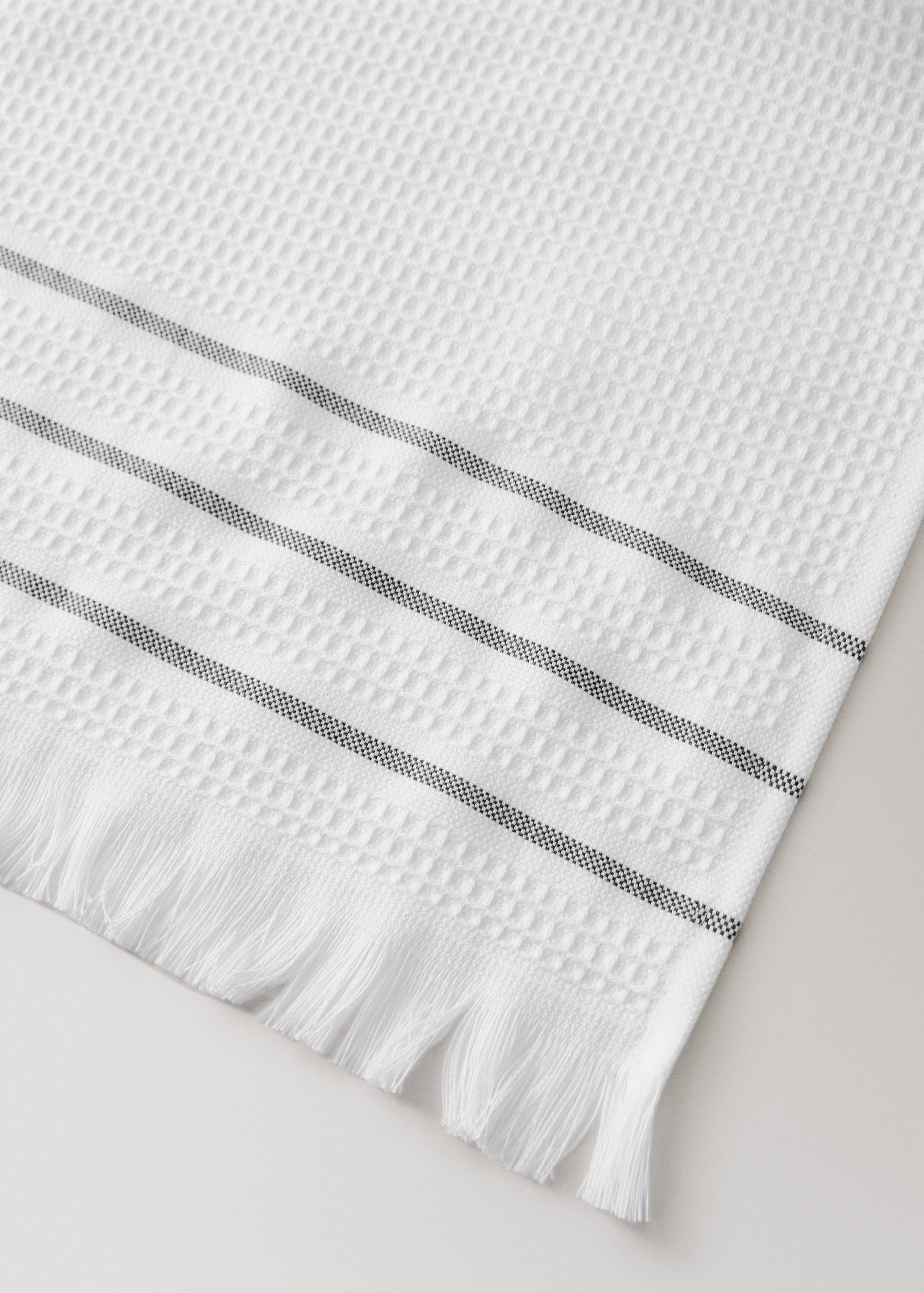 Waffle fringed dish cloth - Details of the article 3