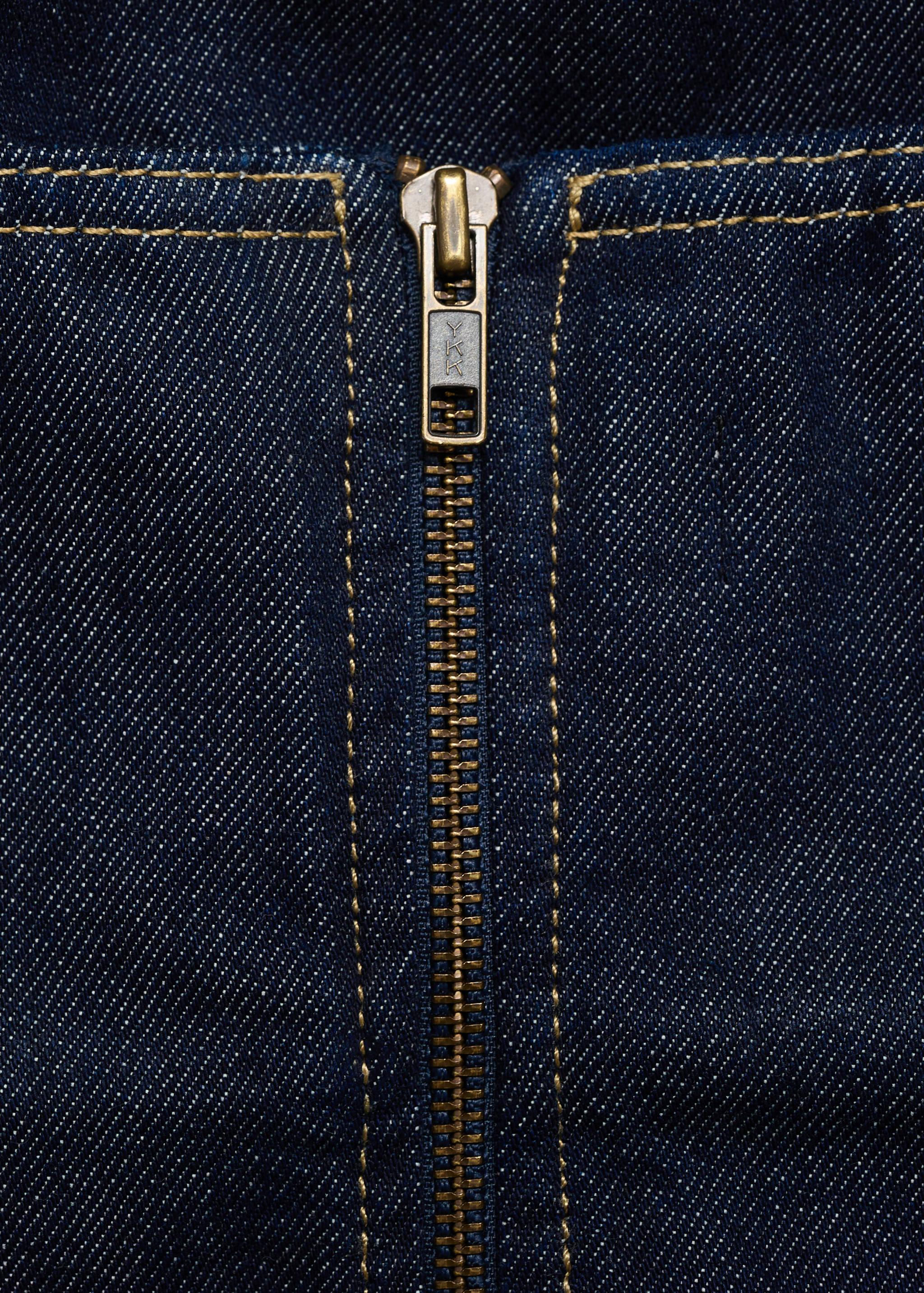 Denim peplum top - Details of the article 0