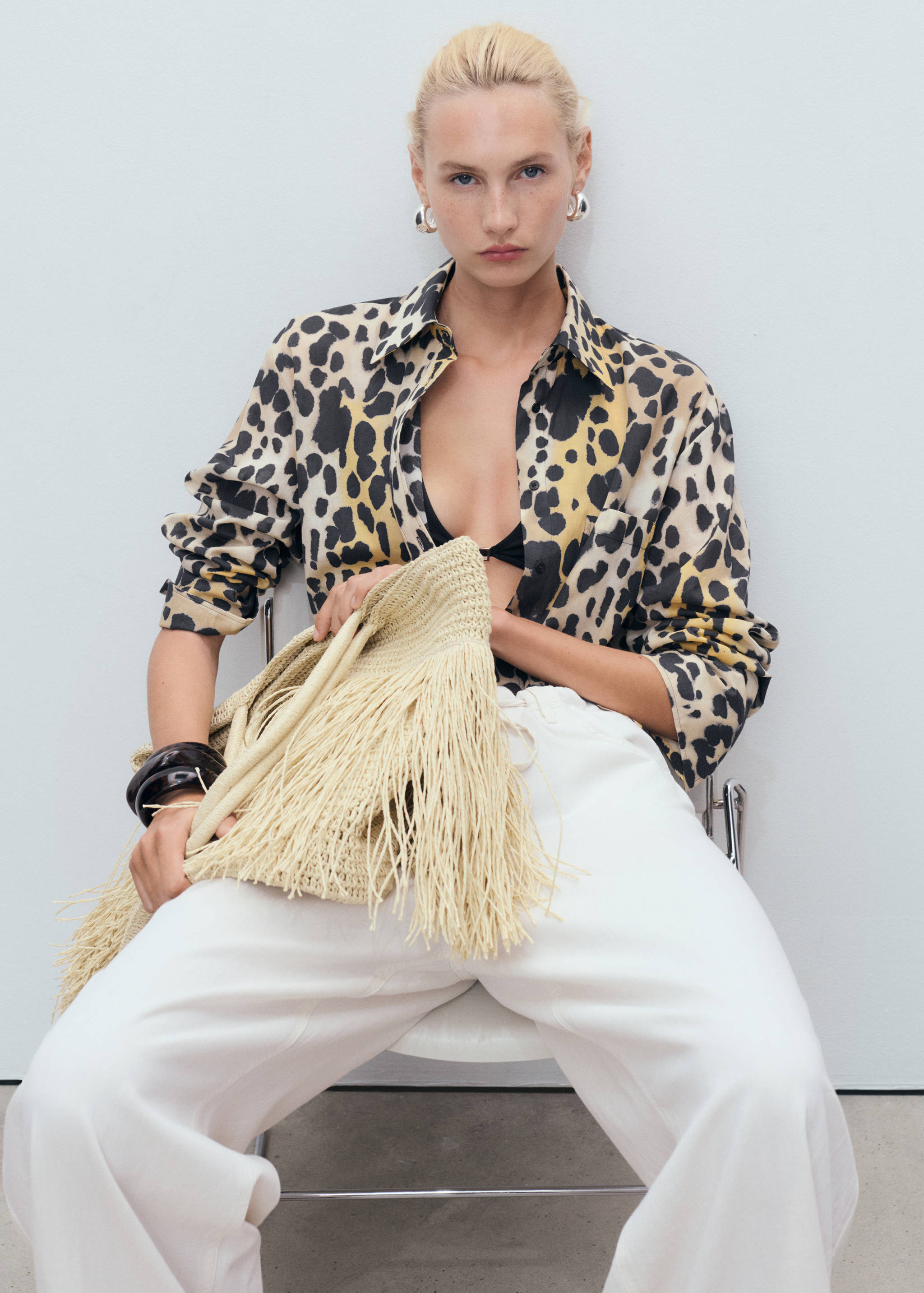 Camisa leopardo bolsillo - Detalle del artículo 2
