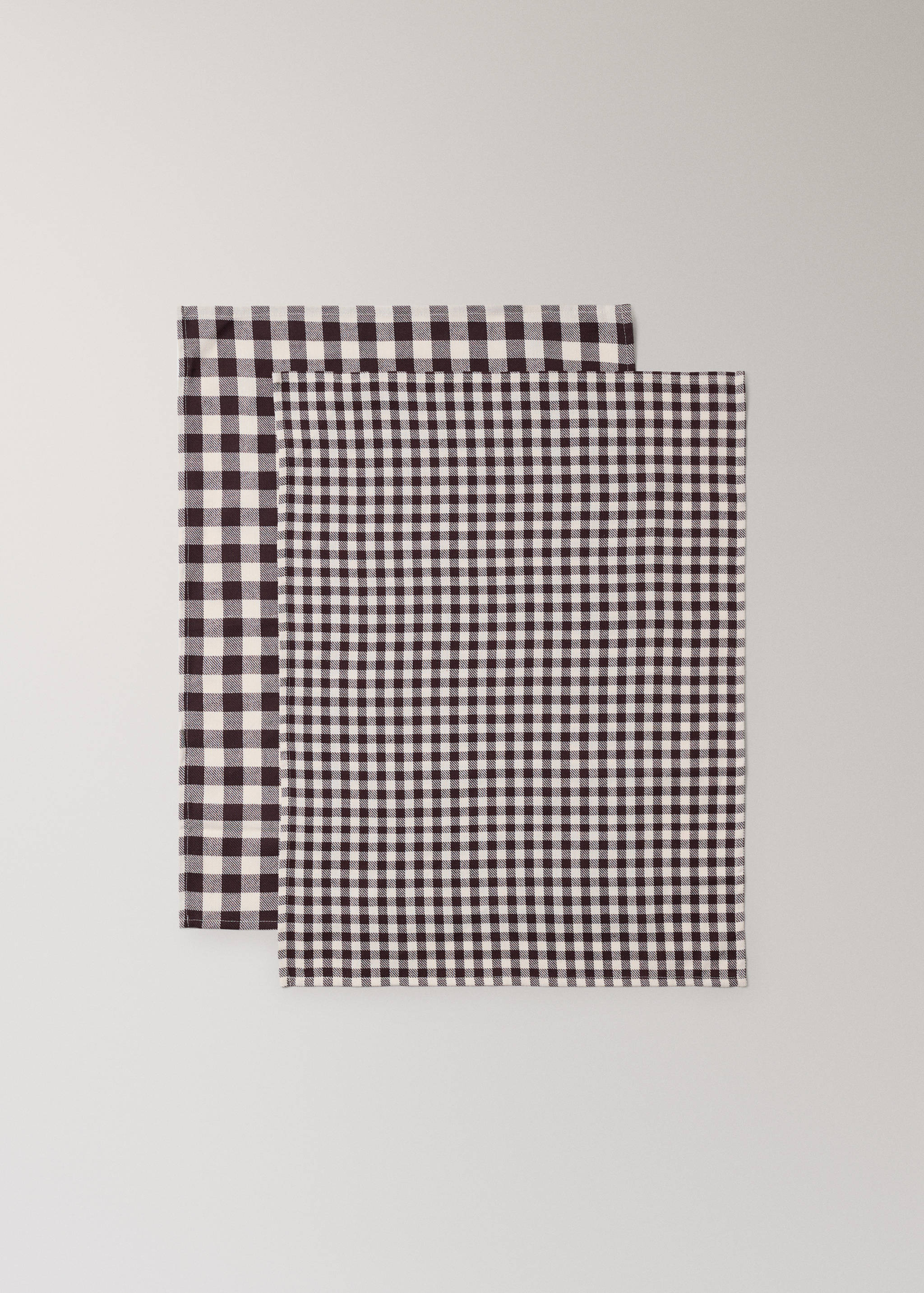 Gingham check kitchen towels - Details of the article 1
