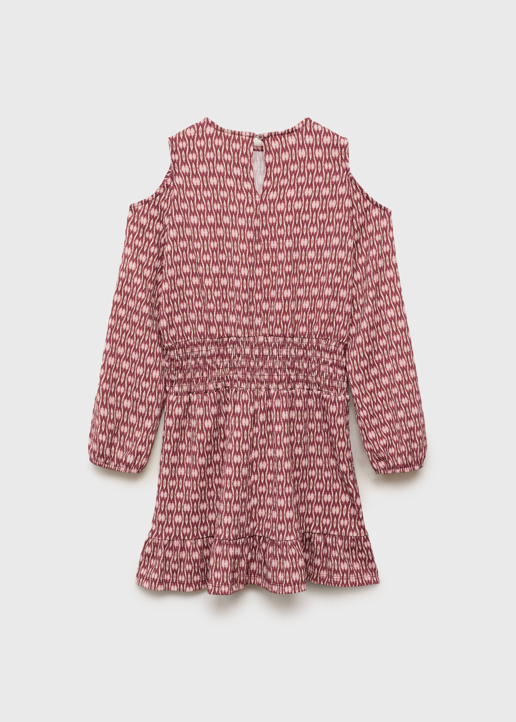 Printed ruched dress - Reverse of the article