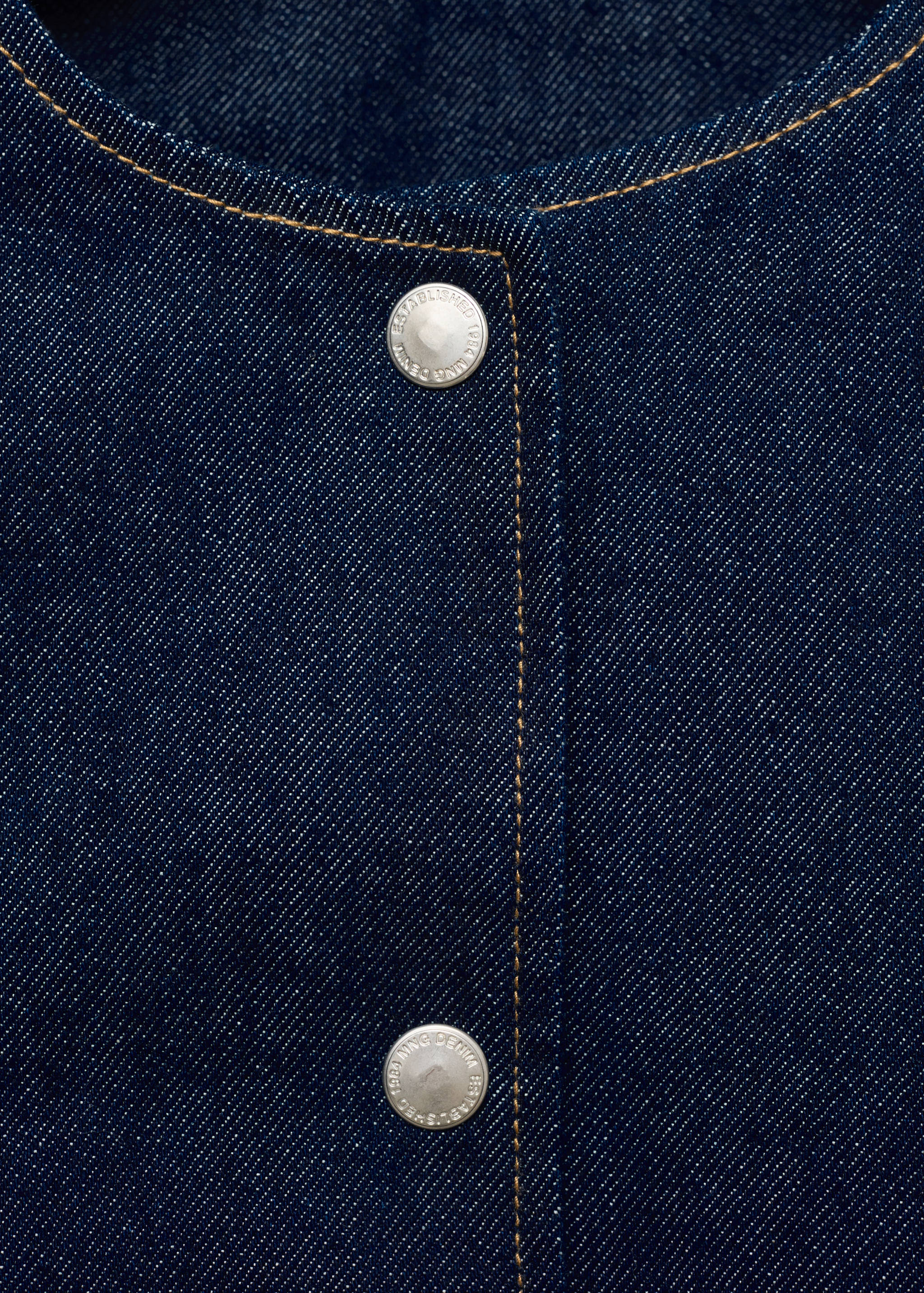 Denim crop jacket - Details of the article 8