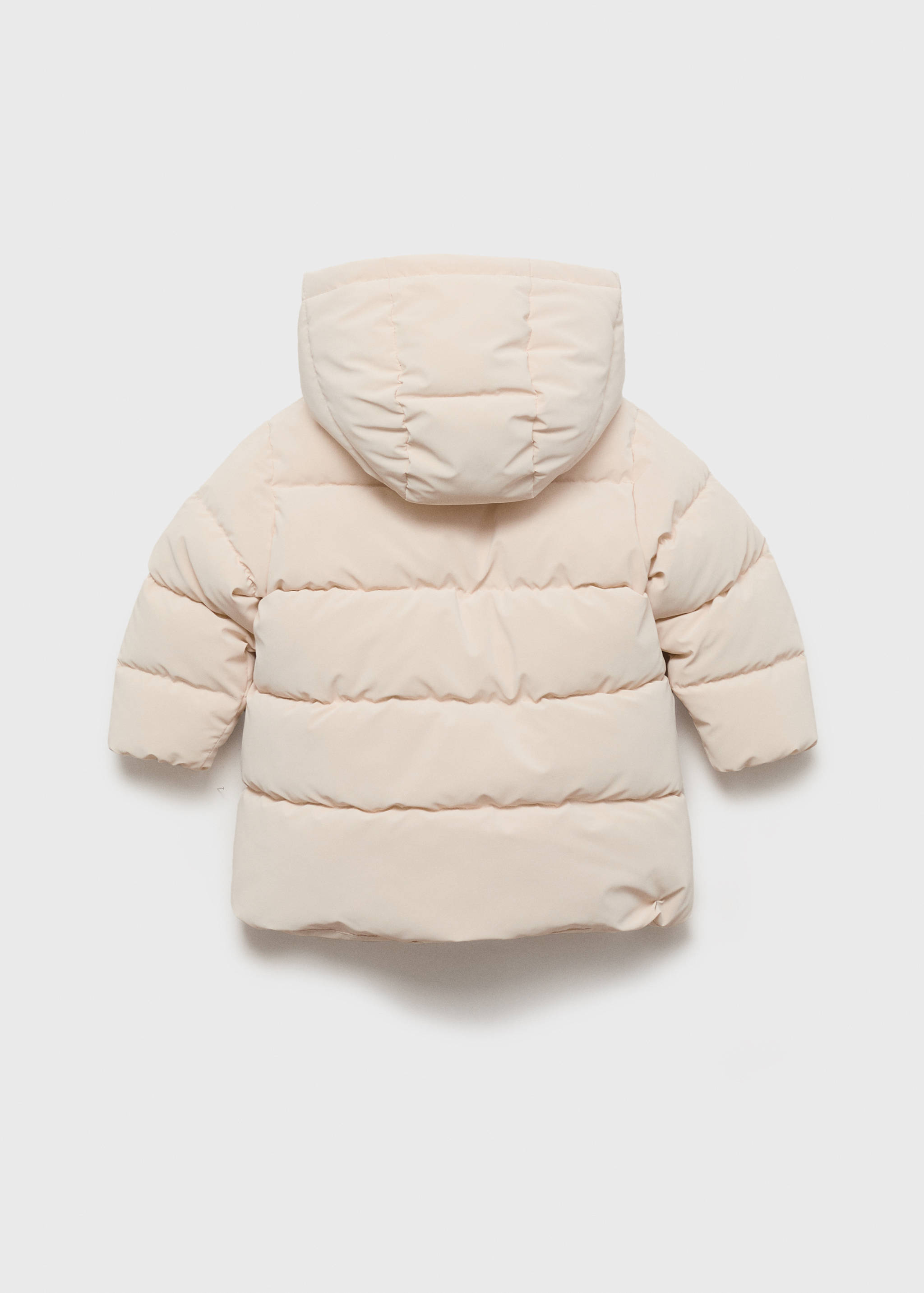 Anorak largo acolchado capucha - Reverso del artículo