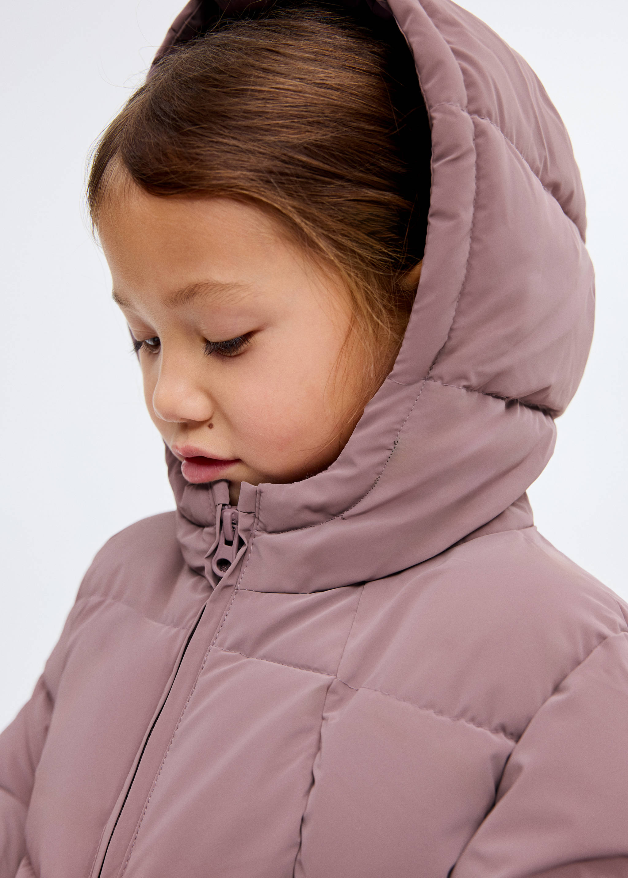 Anorak largo acolchado capucha - Detalle del artículo 1