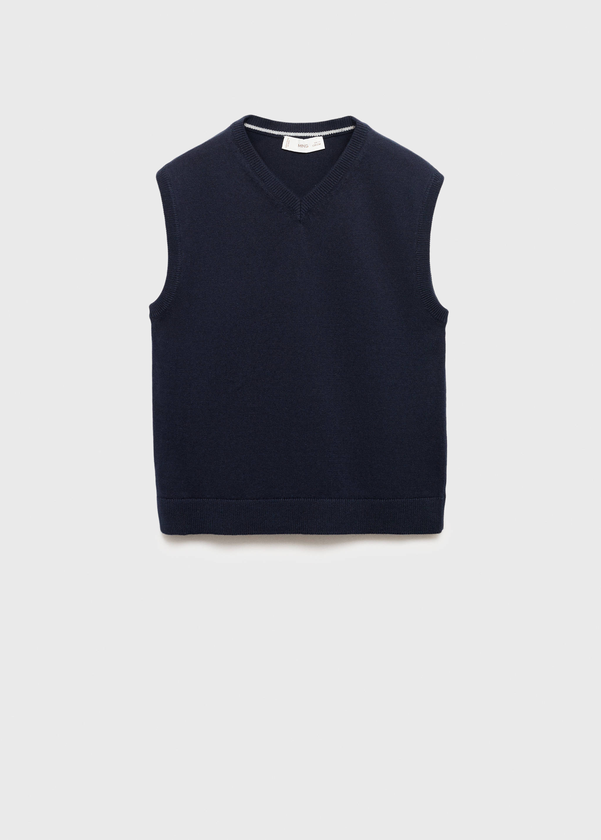 Chaleco punto cuello pico - Artículo sin modelo