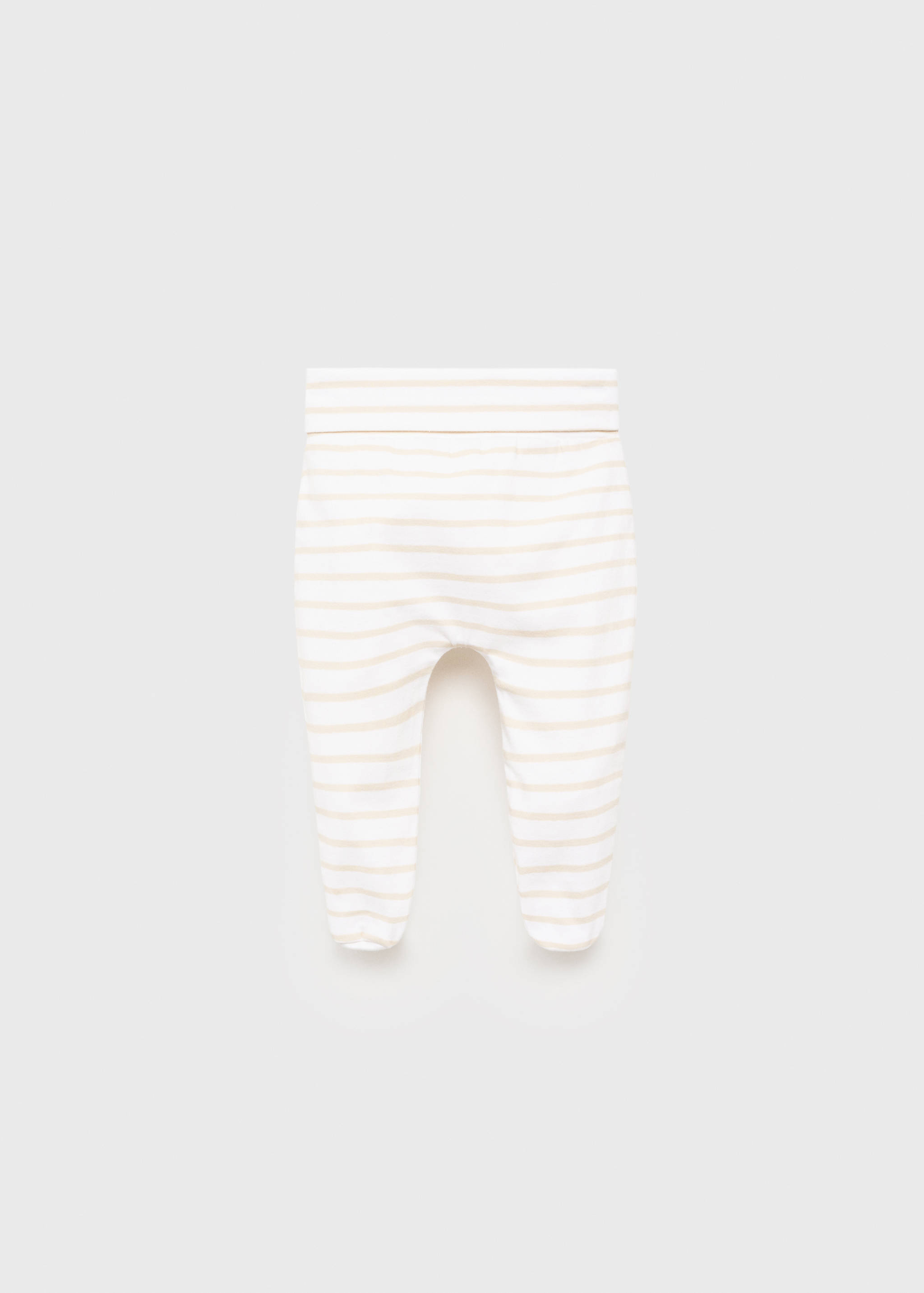 Stripped cotton leggings - Reverse of the article