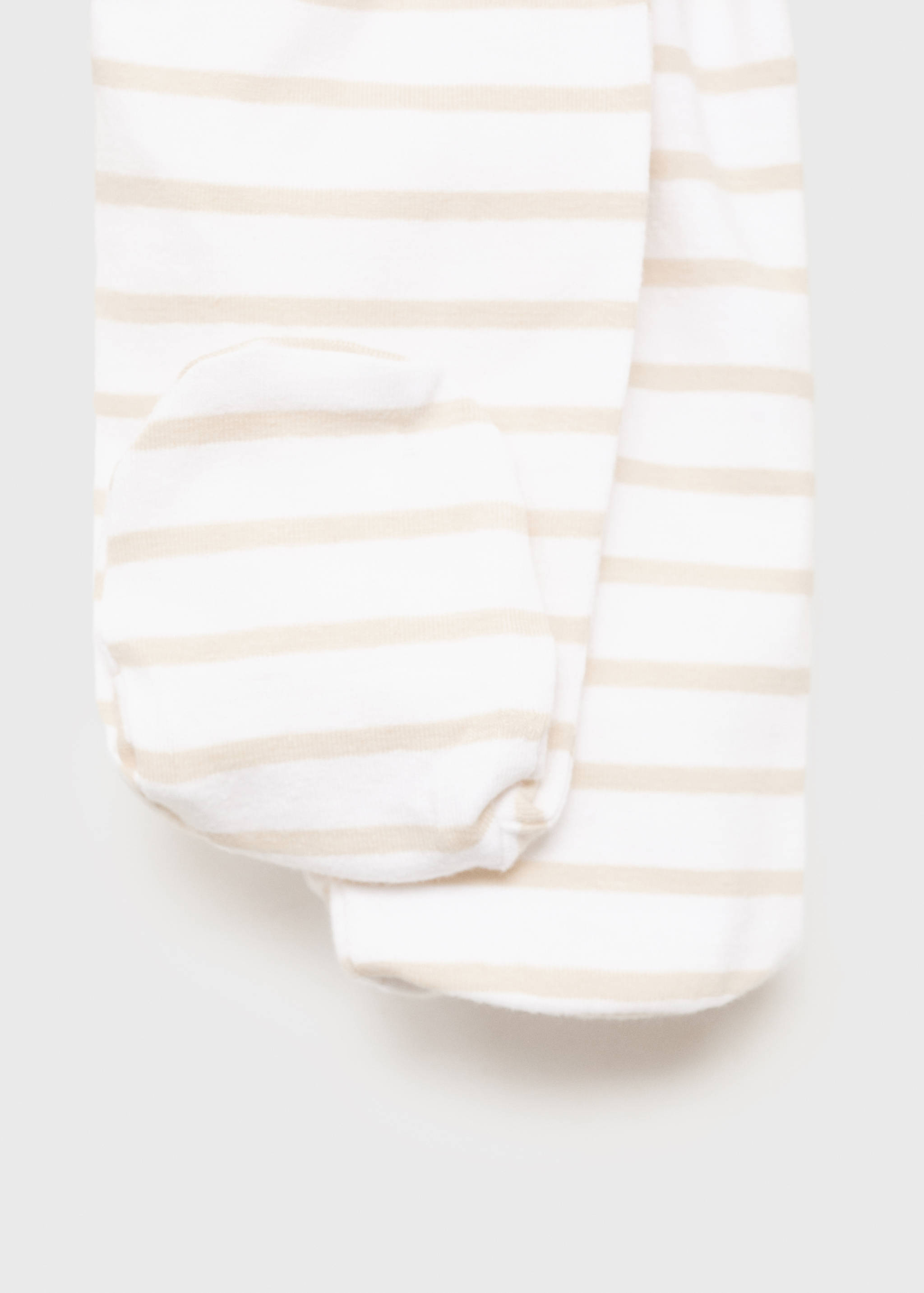 Stripped cotton leggings - Details of the article 0