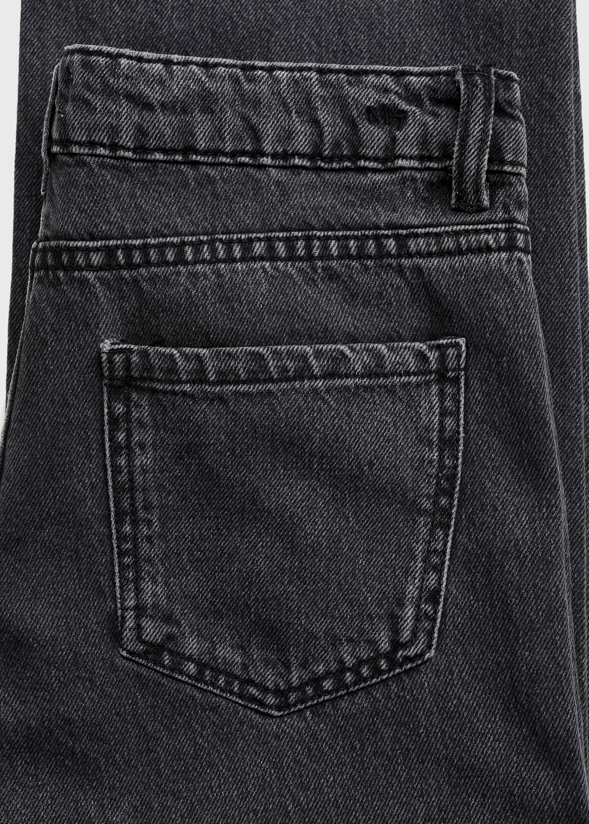 Straight-fit jeans with rhinestones - Details of the article 0