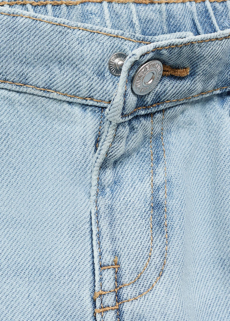 Straight cotton jeans — Light Blue
