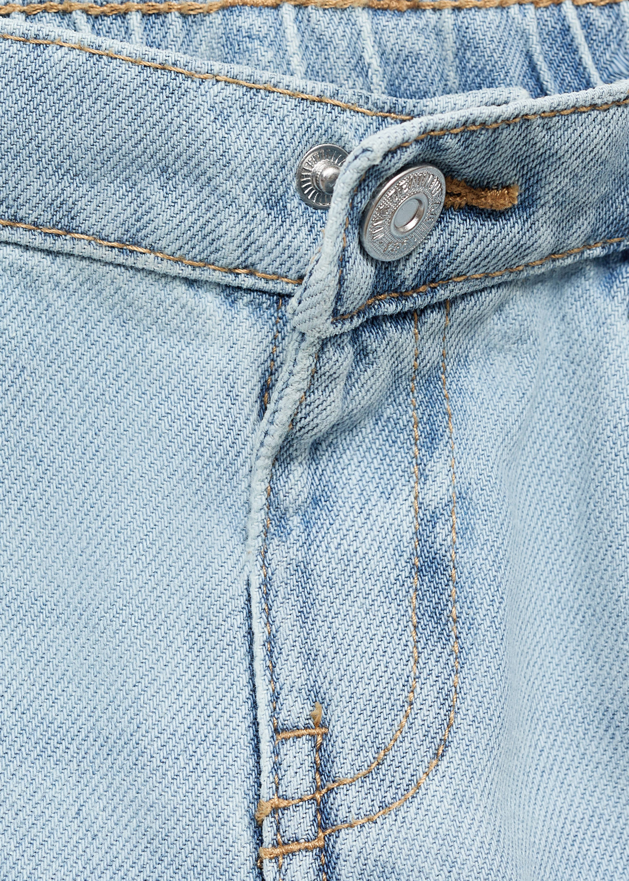 Straight cotton jeans - Details of the article 8