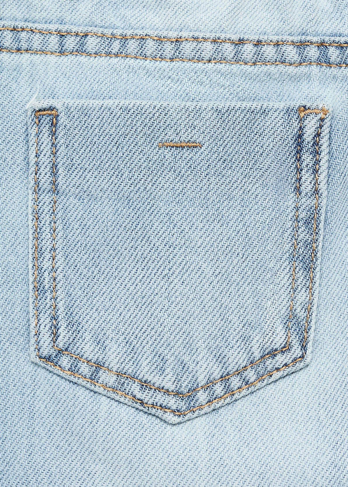 Straight cotton jeans — Light Blue