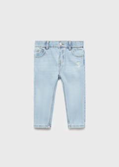 Straight cotton jeans — Light Blue 2