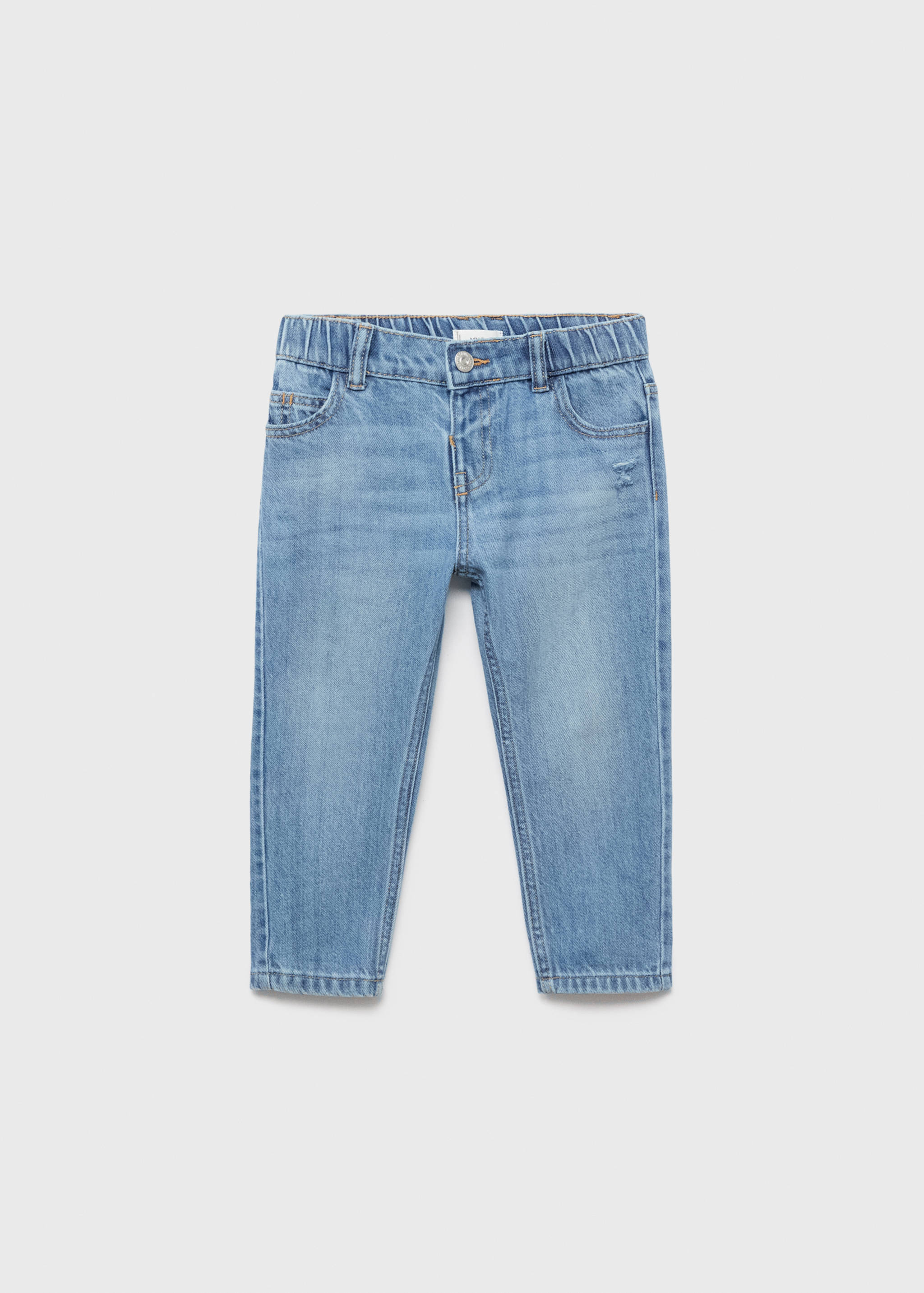 Straight cotton jeans - Article without model