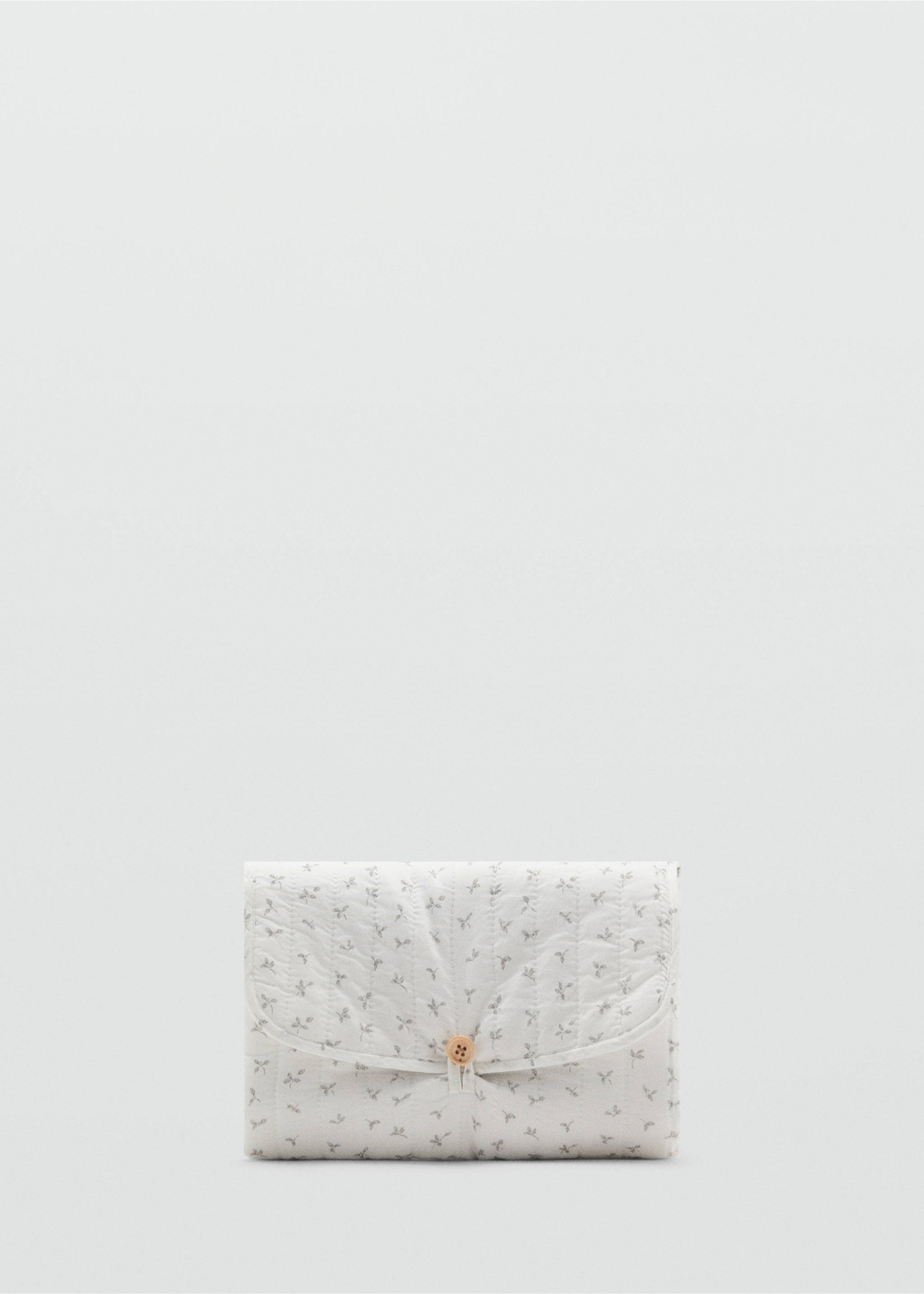 Cambiador de viaje flores - Artículo sin modelo, Blanco roto. Ref: 17093800-00.