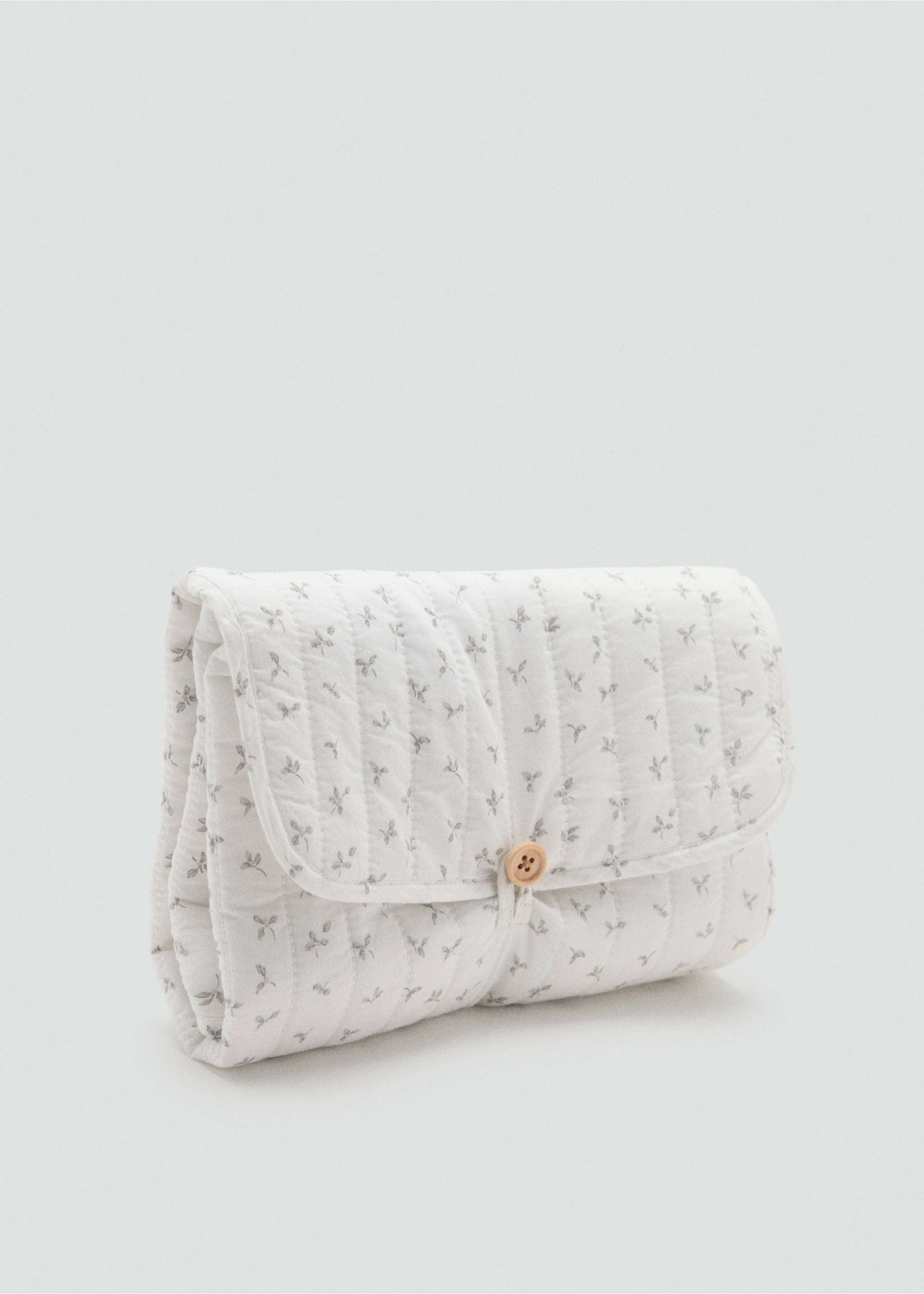 Cambiador de viaje flores - Plano medio, Blanco roto. Ref: 17093800-00.