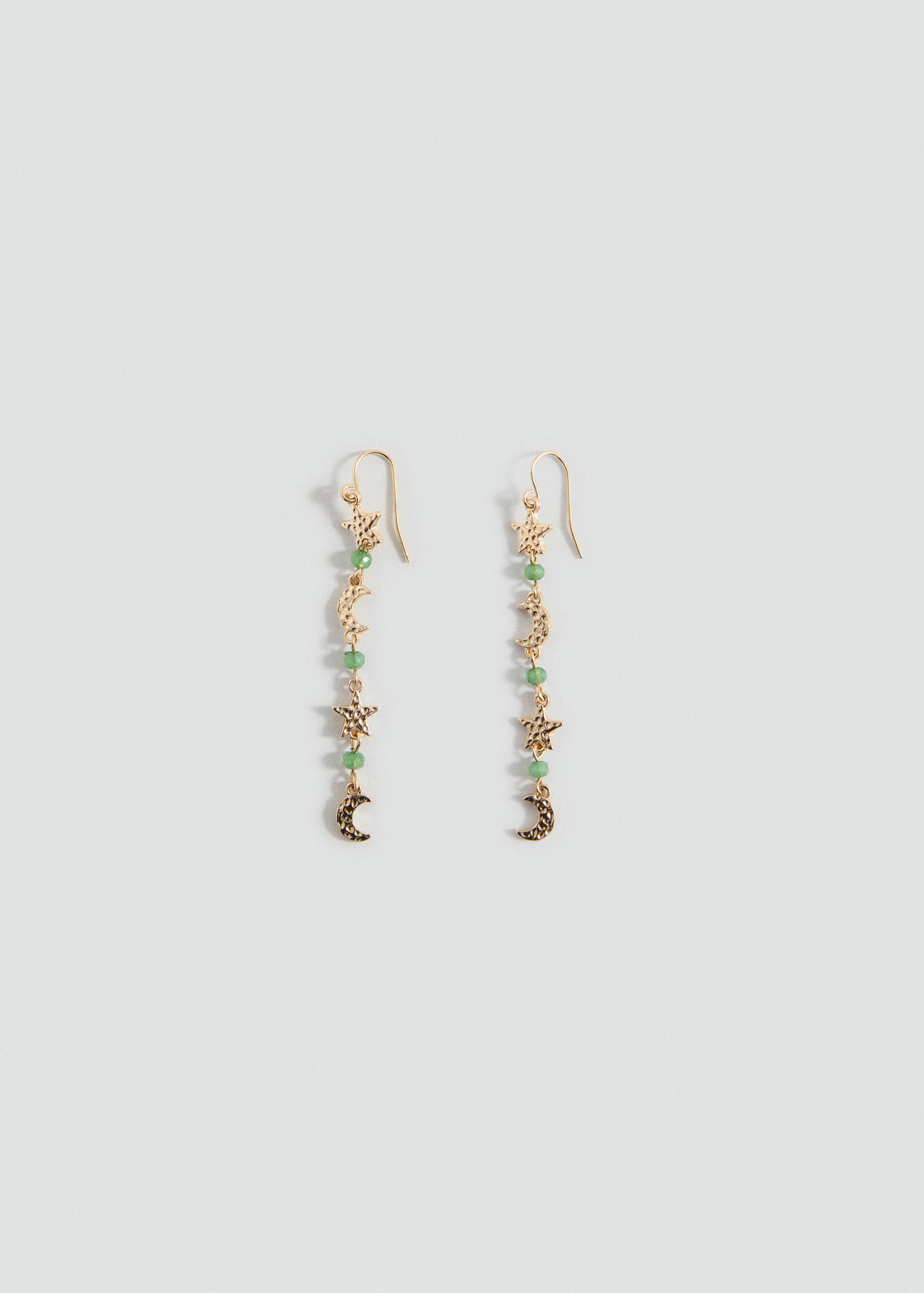 Pendientes colgante luna - Artículo sin modelo
