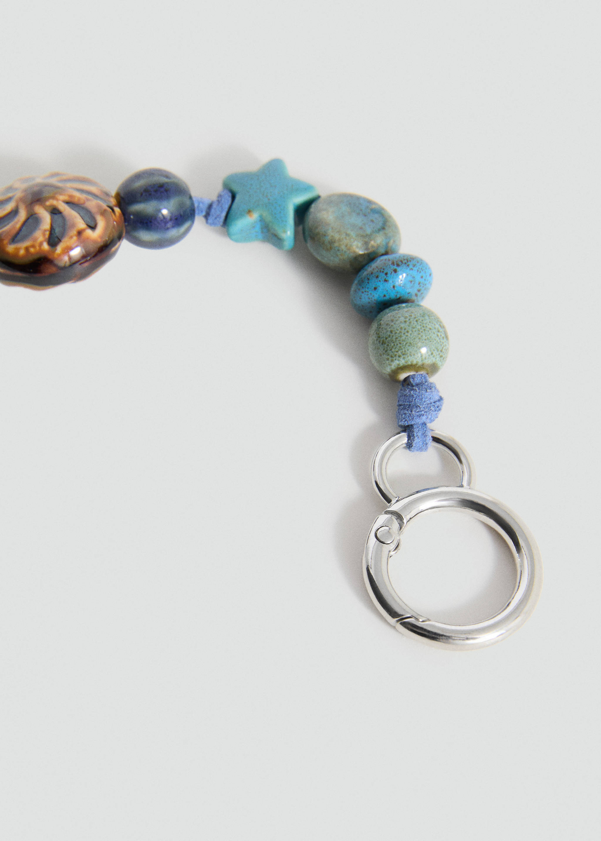 Porte-clés perles combinées - Plan moyen