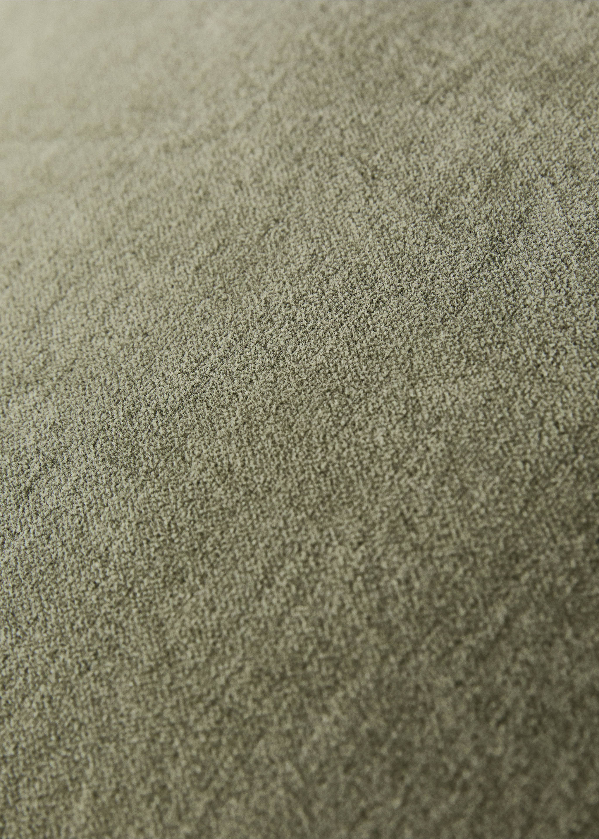Velvet cushion cover with seam detail 50x50 cm - Details of the article 3, Medium Green. Ref: 17093806-00.