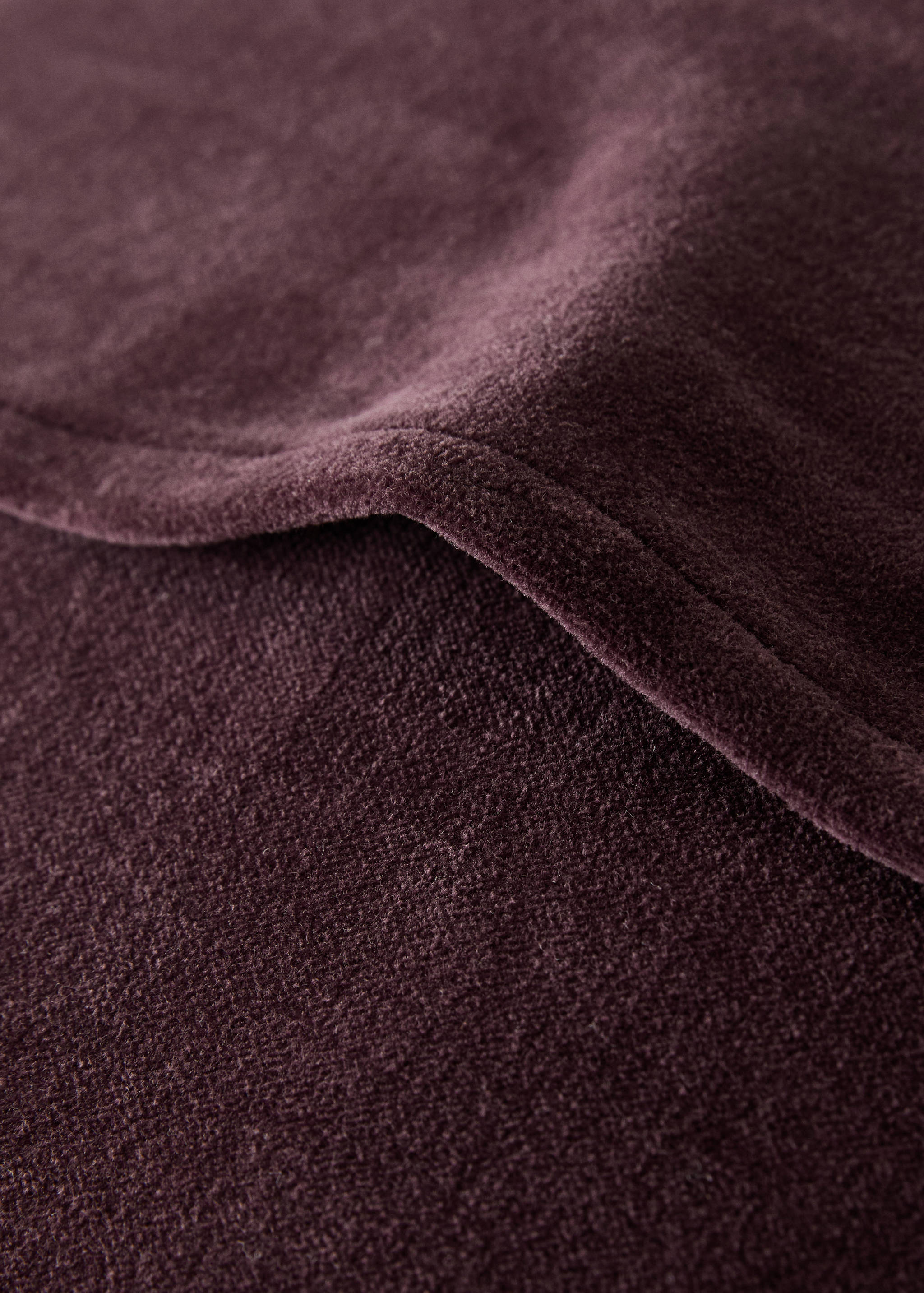 Capa de almofada decorativa de veludo com pormenor de vivo 50 x 50 cm - Pormenor do artigo 4