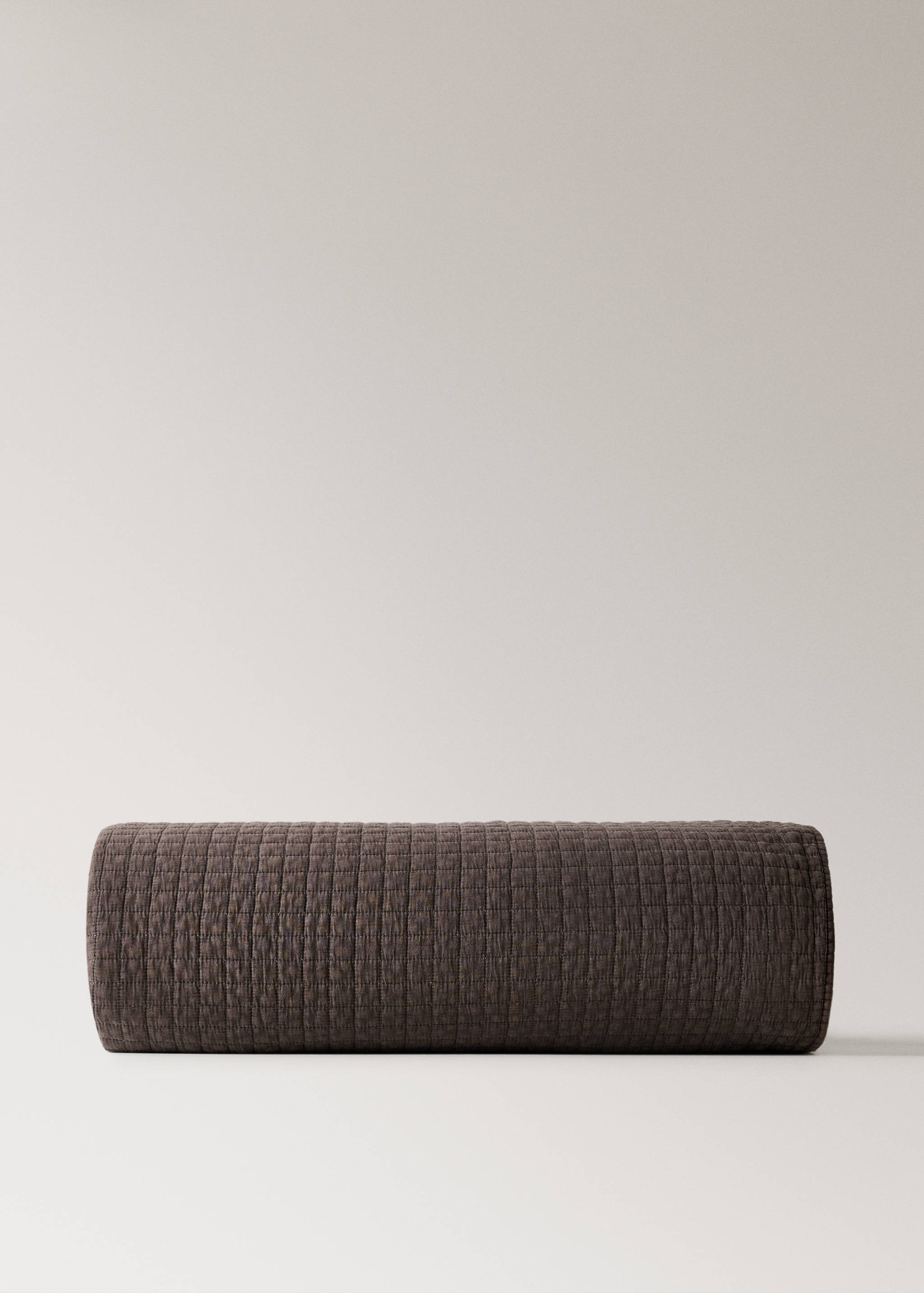 Cotton garment-dyed check bedspread for 180/200 cm bed - Article without model