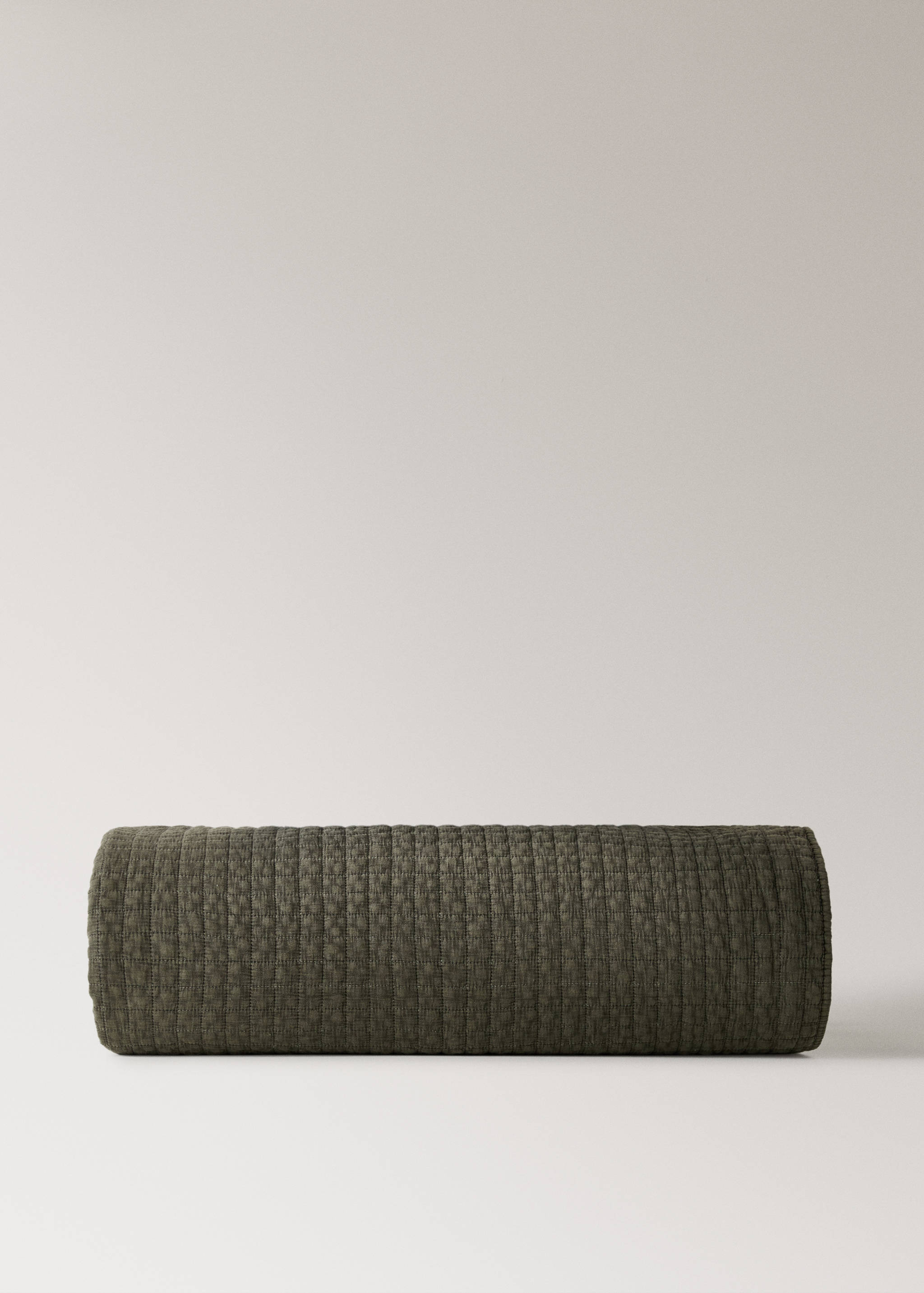 Cotton garment-dyed check bedspread for 180/200 cm bed - Article without model