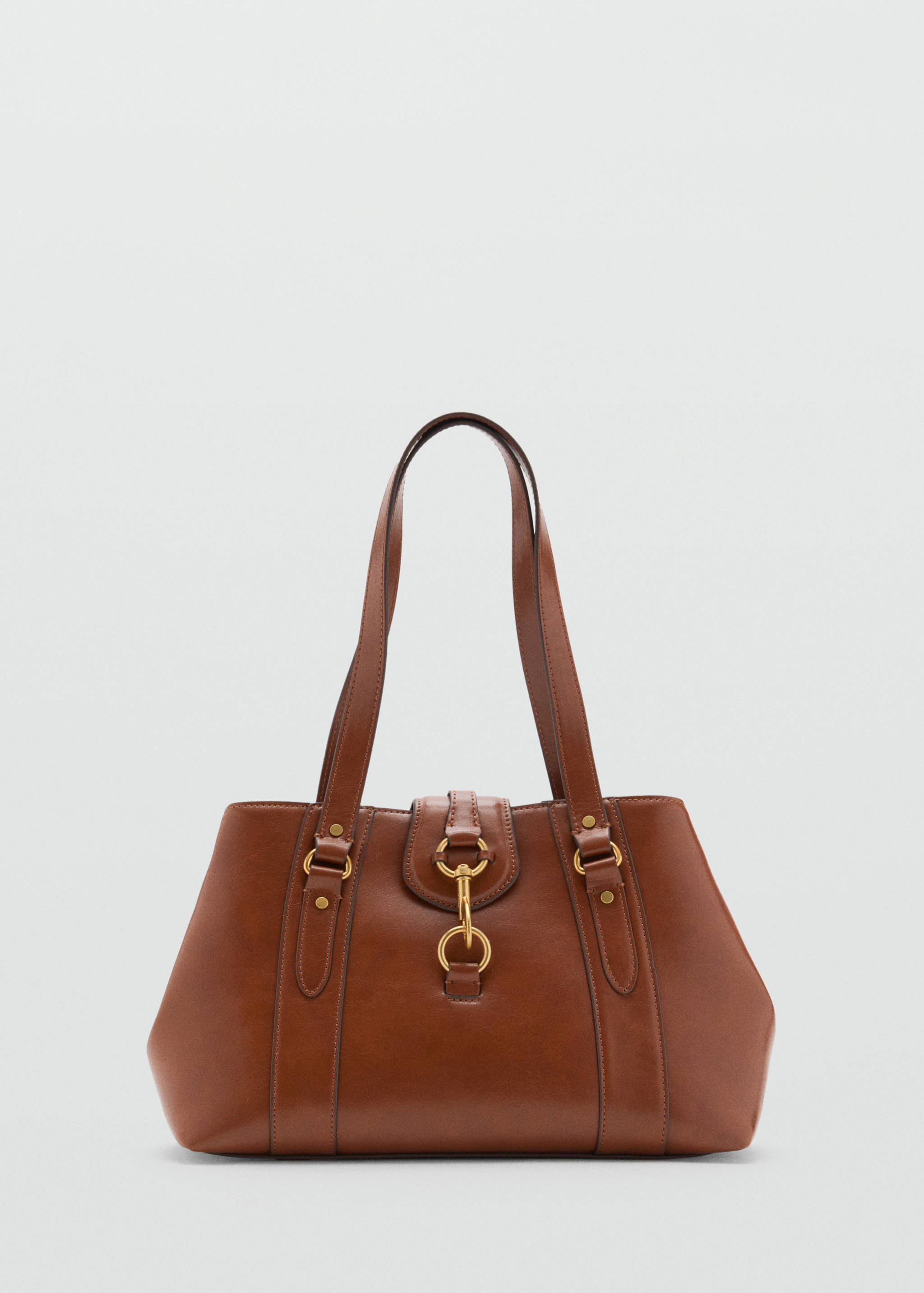 Large shoulder bag with hook fastener - Article without model