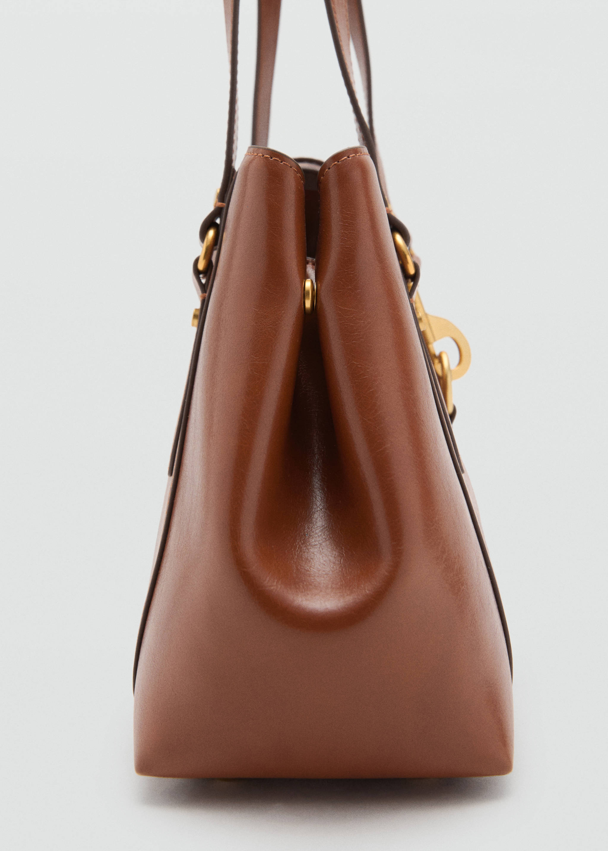 Large shoulder bag with hook fastener - Details of the article 1