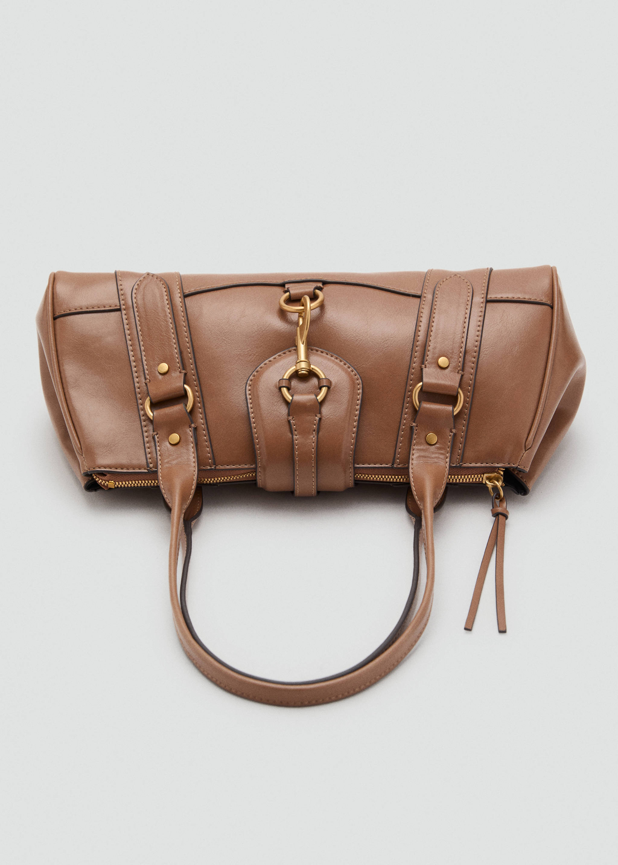 Medium shoulder bag with snap hook - Details of the article 3