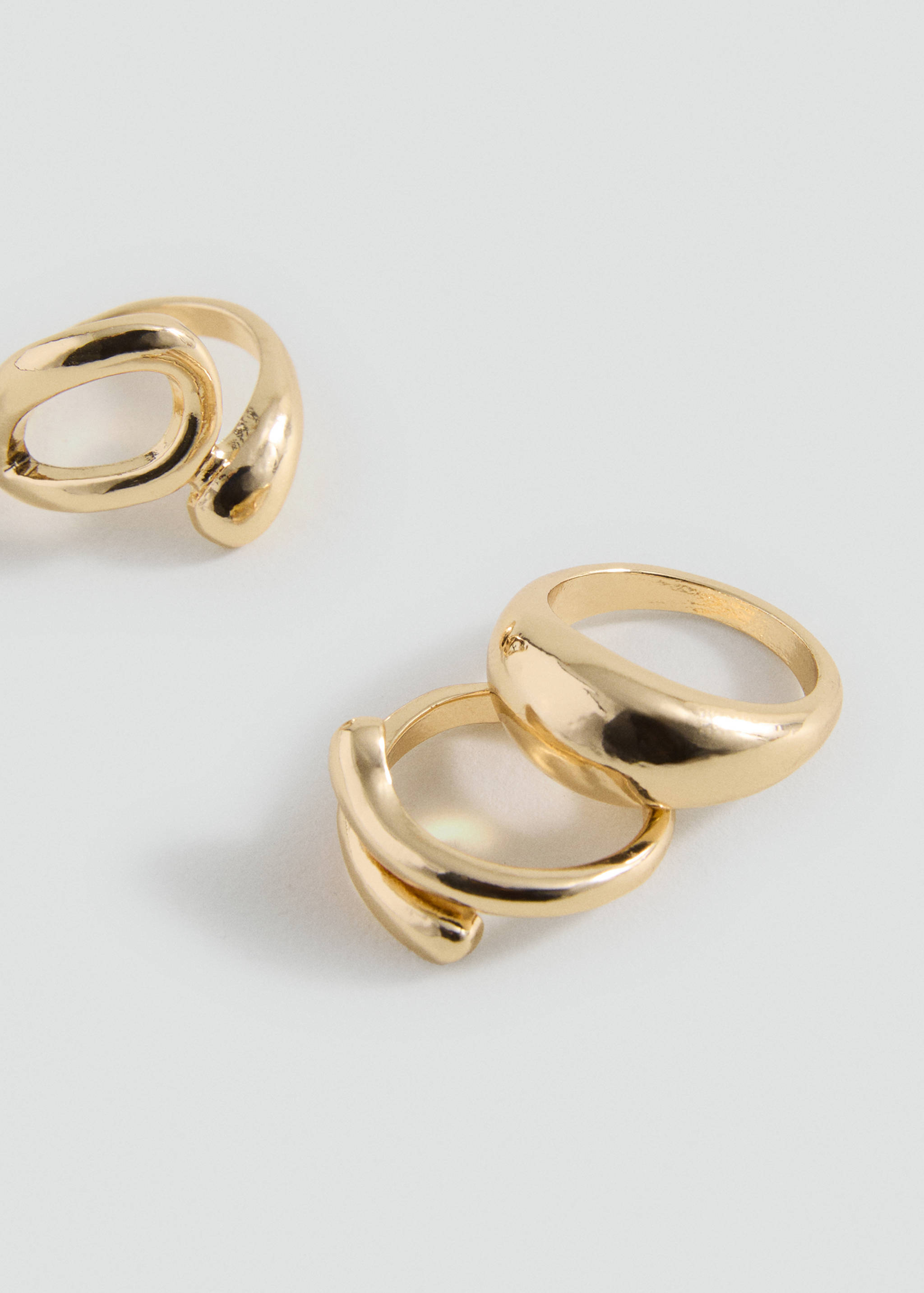 Pack of 3 combined rings - Medium plane