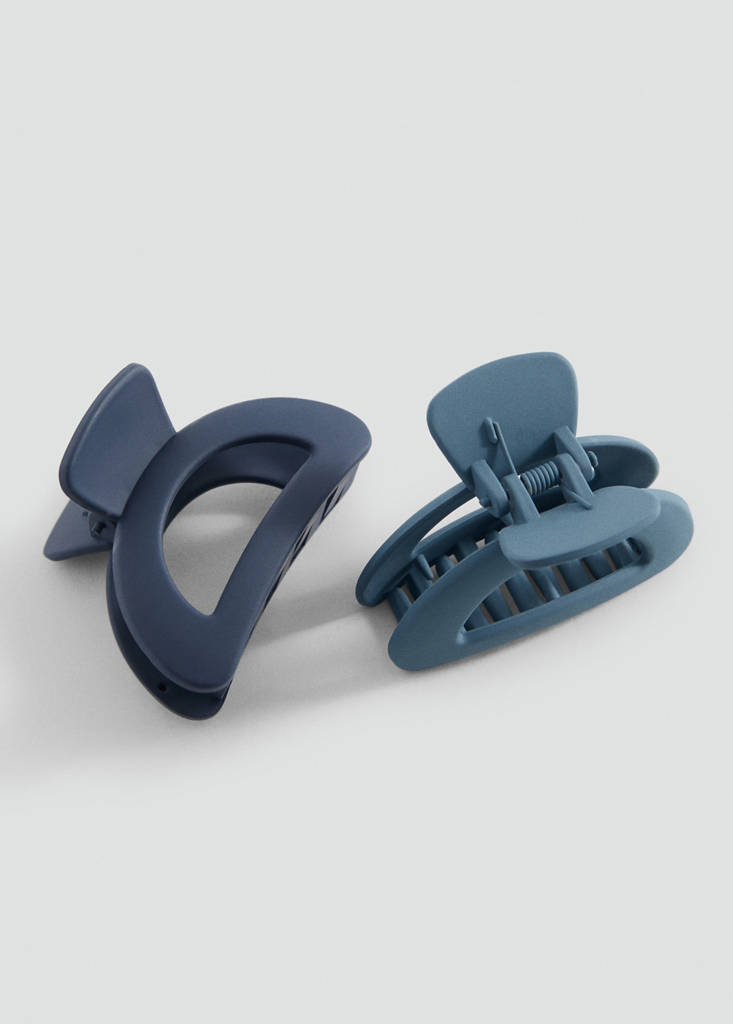 Pack of 2 hair clips — Blue