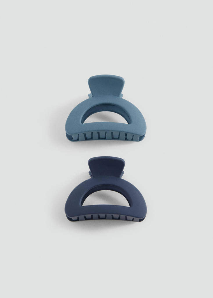Pack of 2 hair clips — Blue