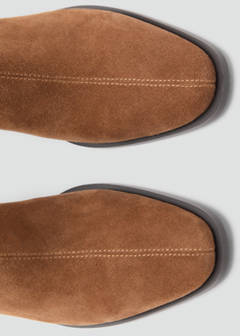Suede block-heel boots — Light/Pastel Brown 7